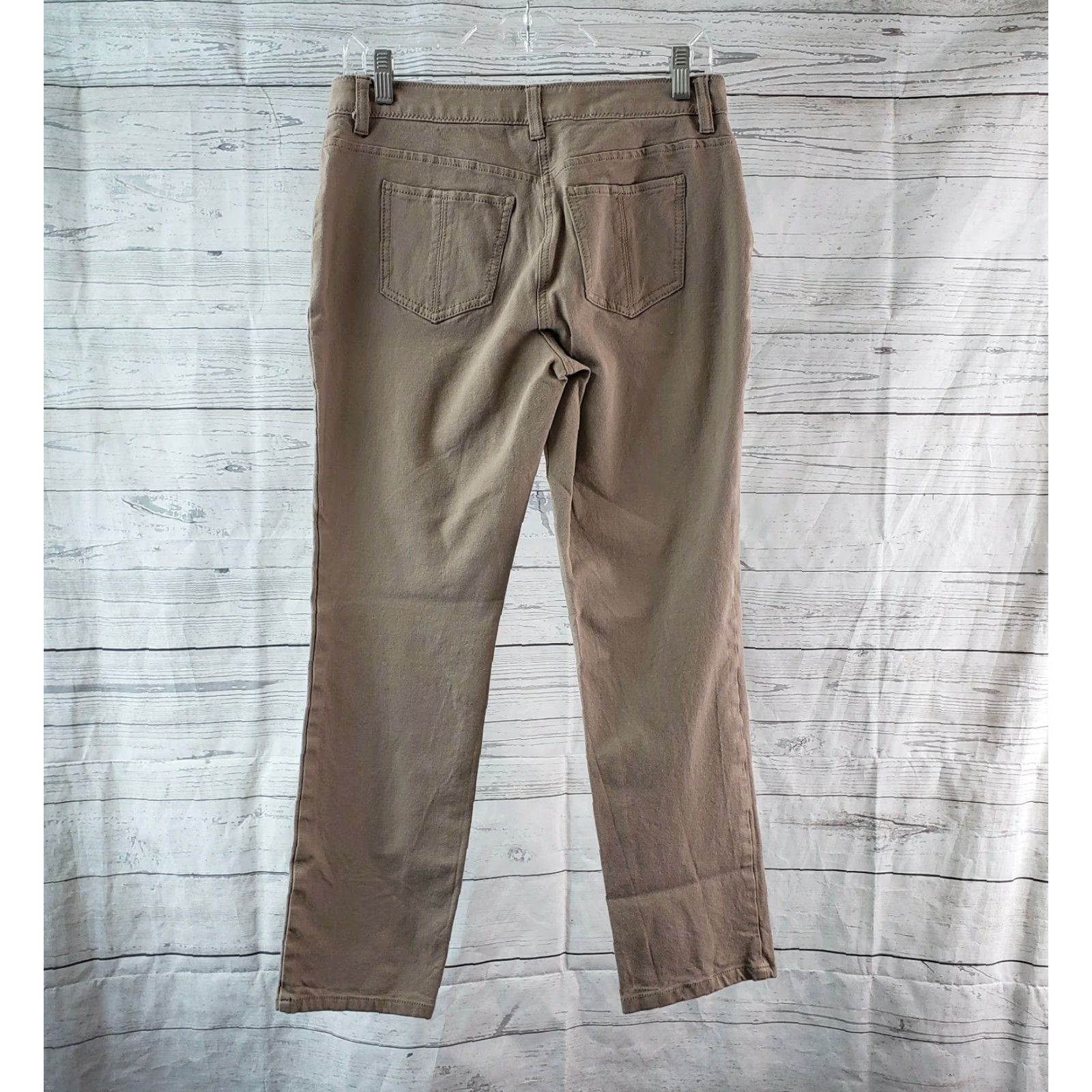 Vintage VINTAGE Chico's So Slimming Womens Jeans Short 4 Mid Rise Brown Denim Straight Mens Womens Girls Size 27" / US 4 / IT 40 - 3 Thumbnail