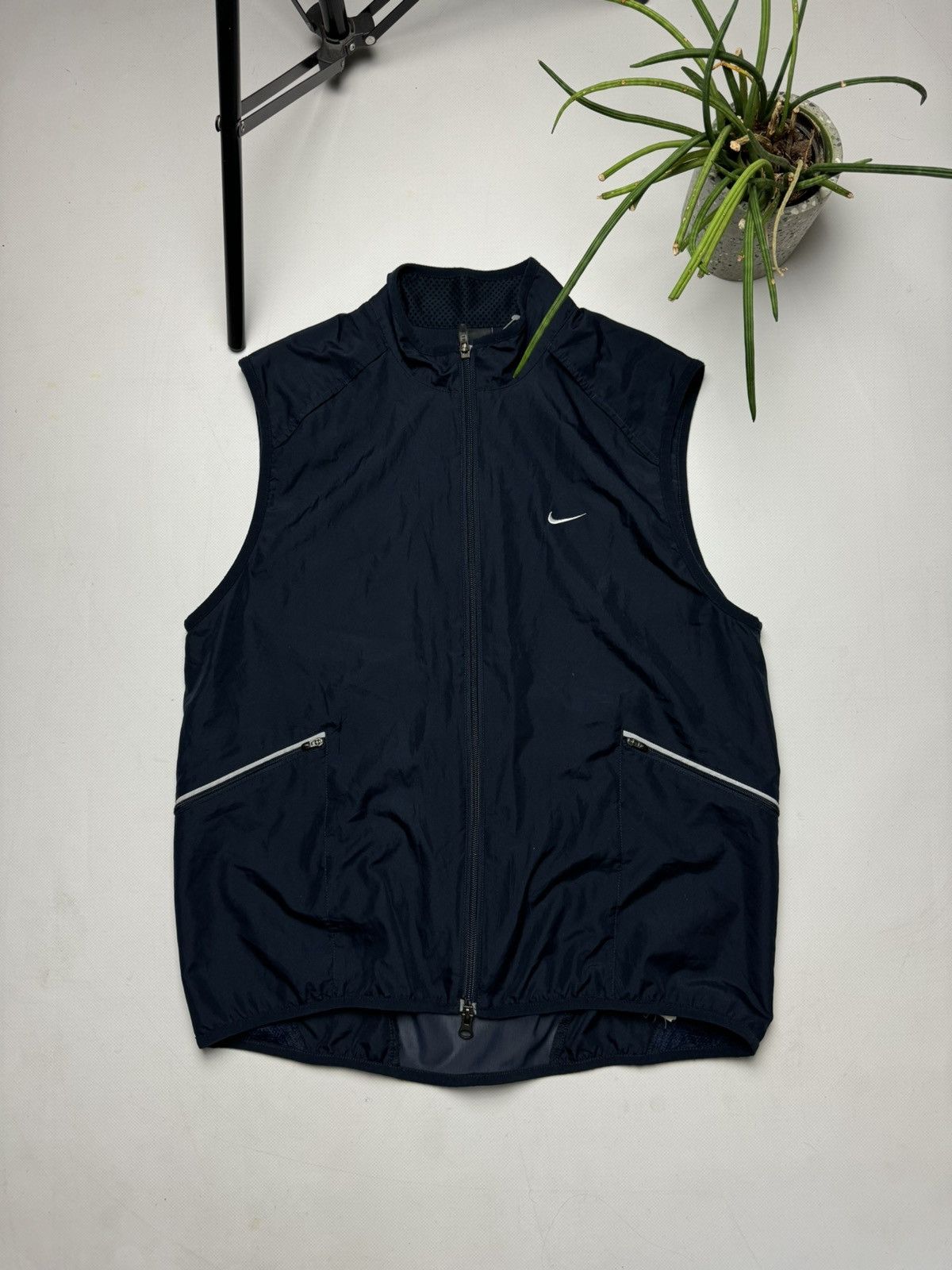 Nike × Vintage Rare vintage Nike vest drill reflective y2k Size US M / EU 48-50 / 2 - 1 Thumbnail