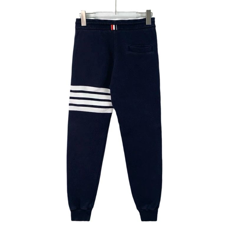 Thom Browne Thom browne Size 00 Dark blue cotton classic four-bar draw Size US 32 / EU 48 - 2 Thumbnail