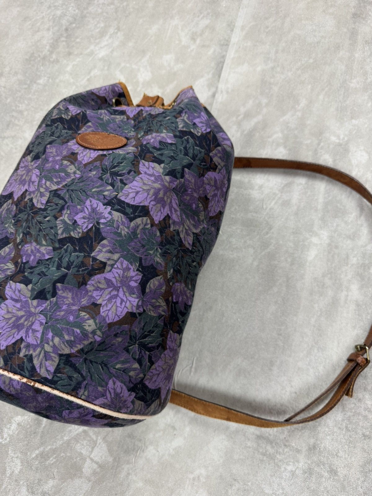 Laura Ashley Laura Ashley Vintage baguette duffle drawstring bag floral Size ONE SIZE - 2 Thumbnail