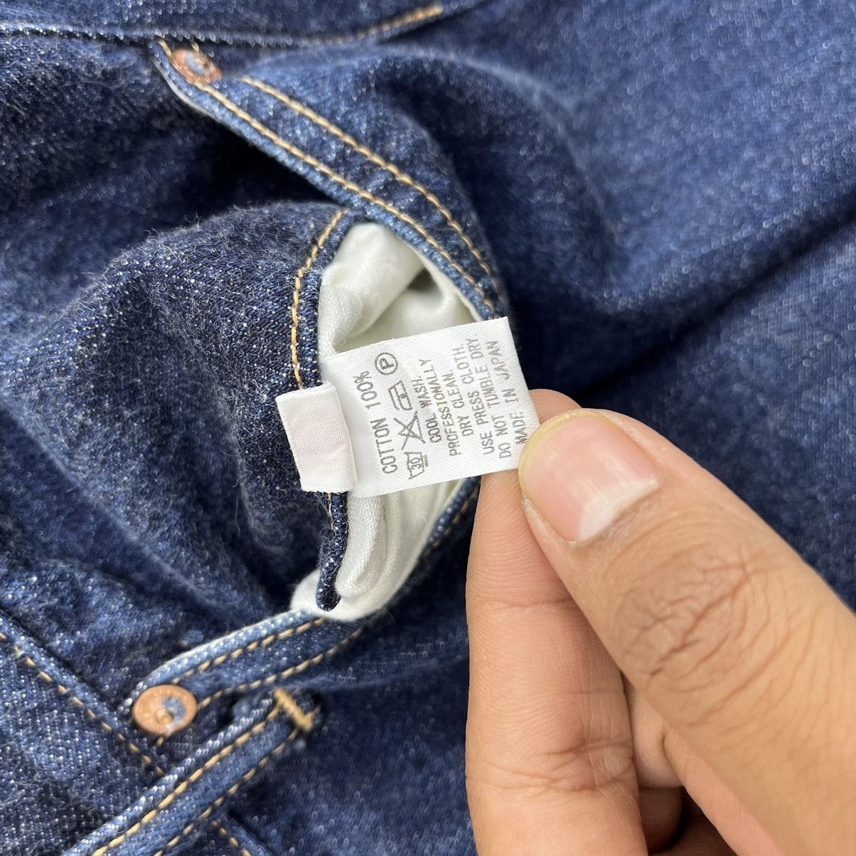 Pherrow's Vintage Pherrows 441 Japan Indigo Selvedge Jeans Straight Size US 31 - 15 Thumbnail