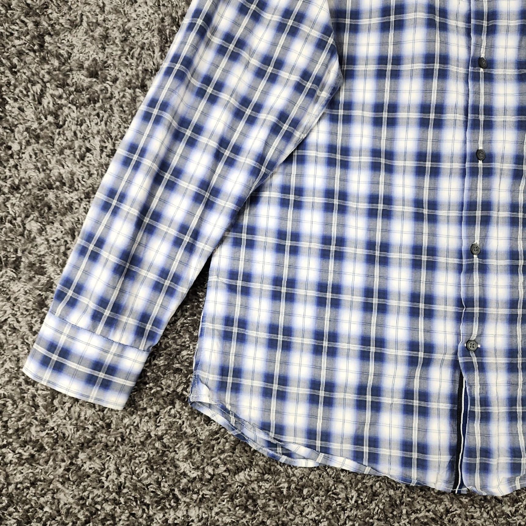 Banana Republic Banana Republic Mens Blue Plaid Long Sleeve Button-Up Size L Size US L / EU 52-54 / 3 - 2 Thumbnail
