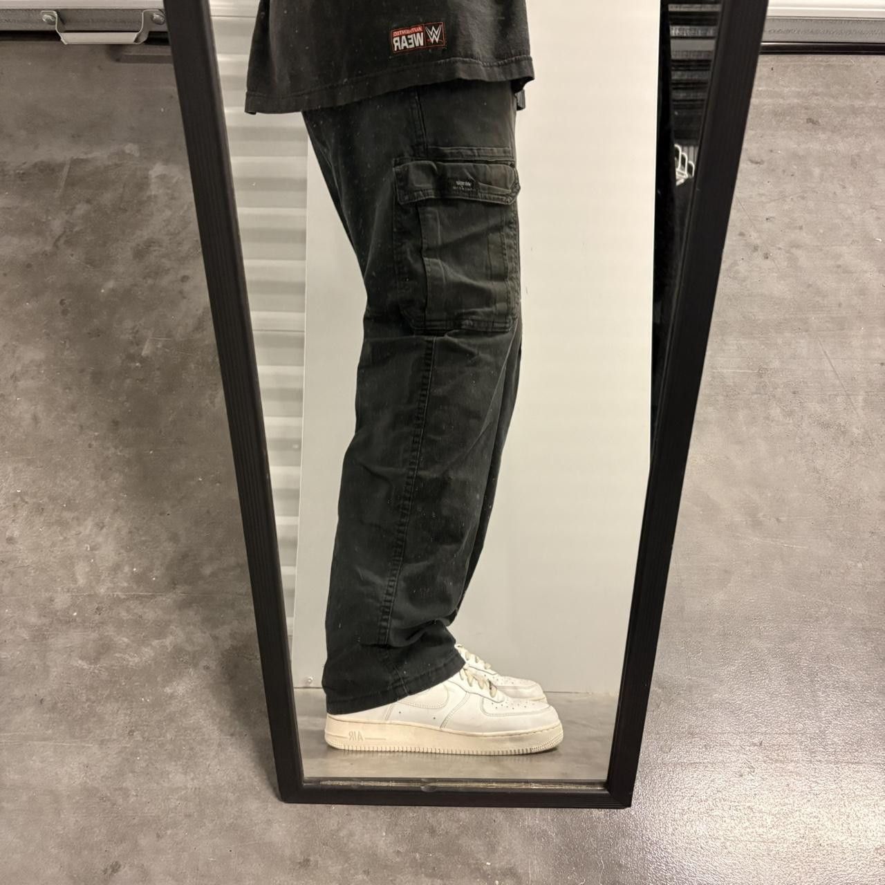Vintage × Wrangler Crazy Vintage Y2K/2000s Black Skater Style Wrangler Cargo Pants! Size US 33 - 2 Thumbnail