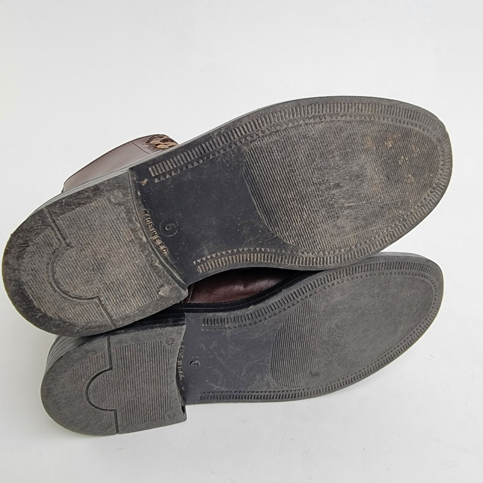 Vintage Vintage 90s Brown Leather Capped Toe Cottage Boots - 6 Size US 6 / IT 36 - 4 Thumbnail