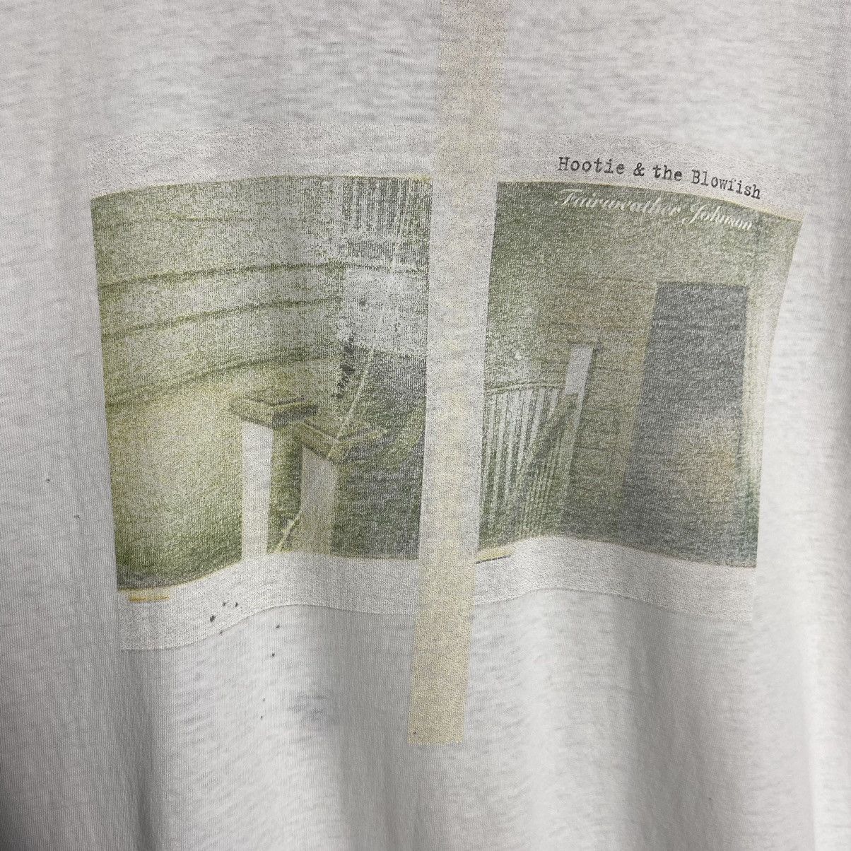 Band Tees × Vintage Vintage 90s Hootie & The Blowfish Band Distressed T-Shirt Size US XL / EU 56 / 4 - 3 Thumbnail