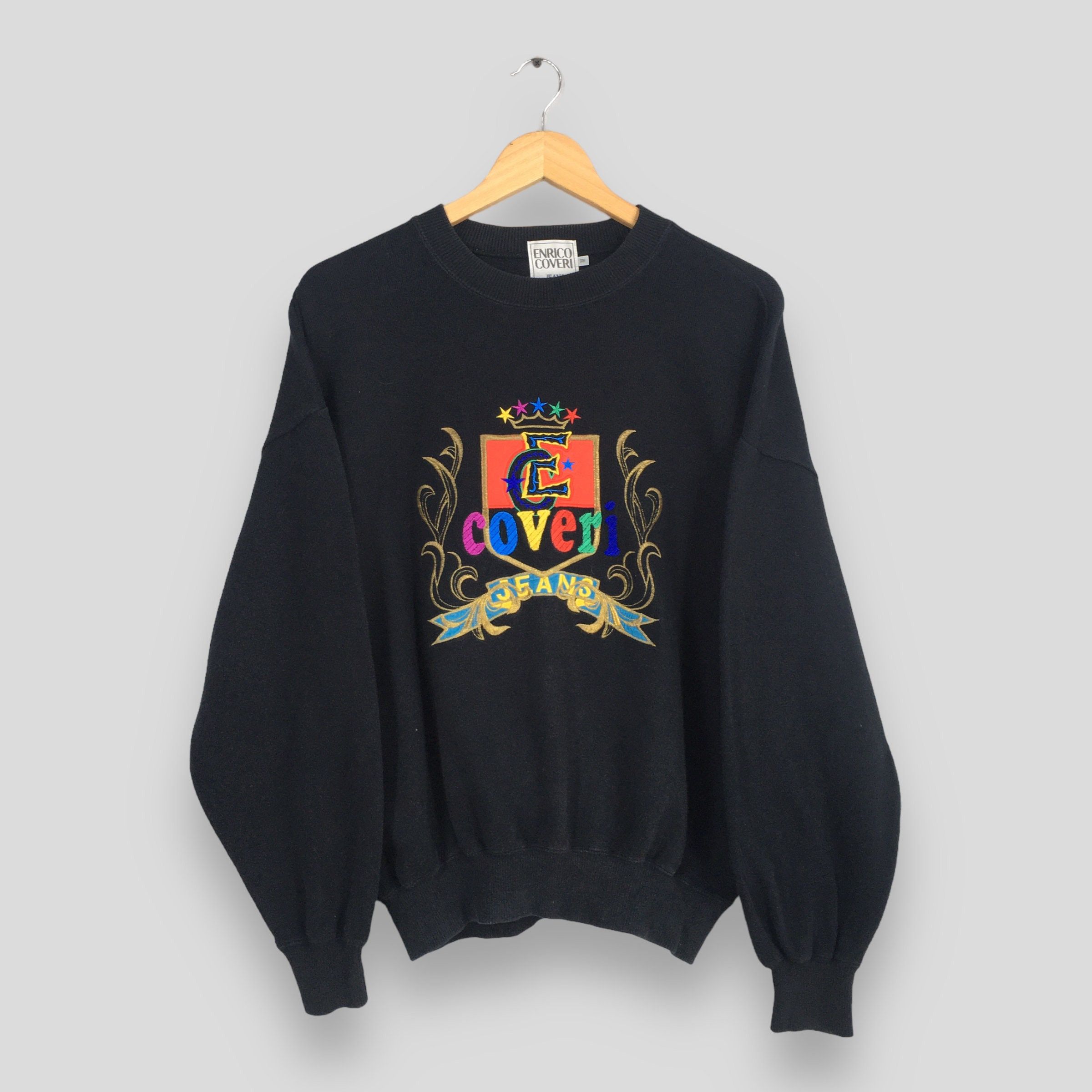 Designer × Enrico Coveri Vintage Enrico Coveri Bandiera Sweatshirt Medium Size US M / EU 48-50 / 2 - 1 Thumbnail