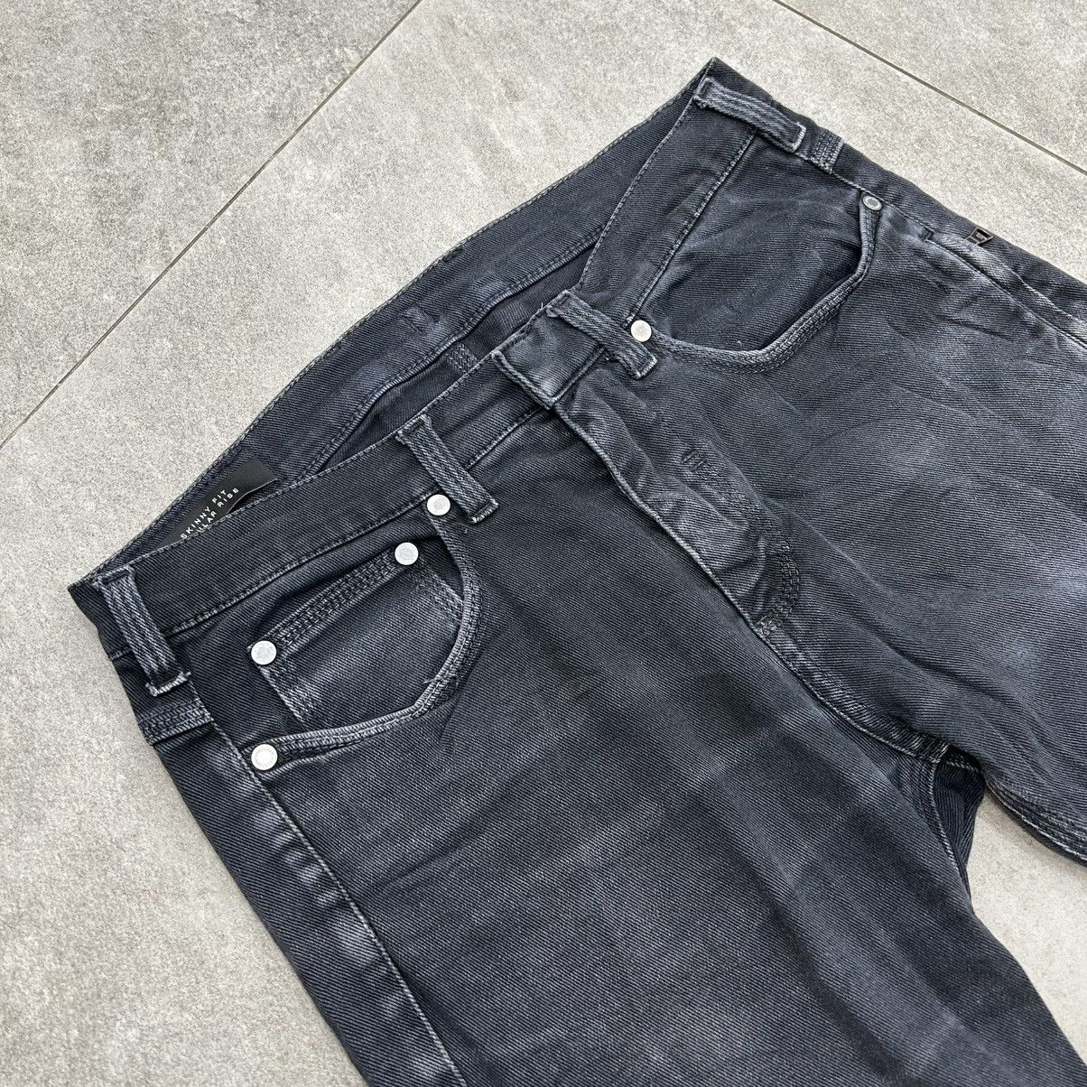 Neil Barrett Vintage Neil Barrett BlackWash Denim Faded Size US 31 - 6 Thumbnail