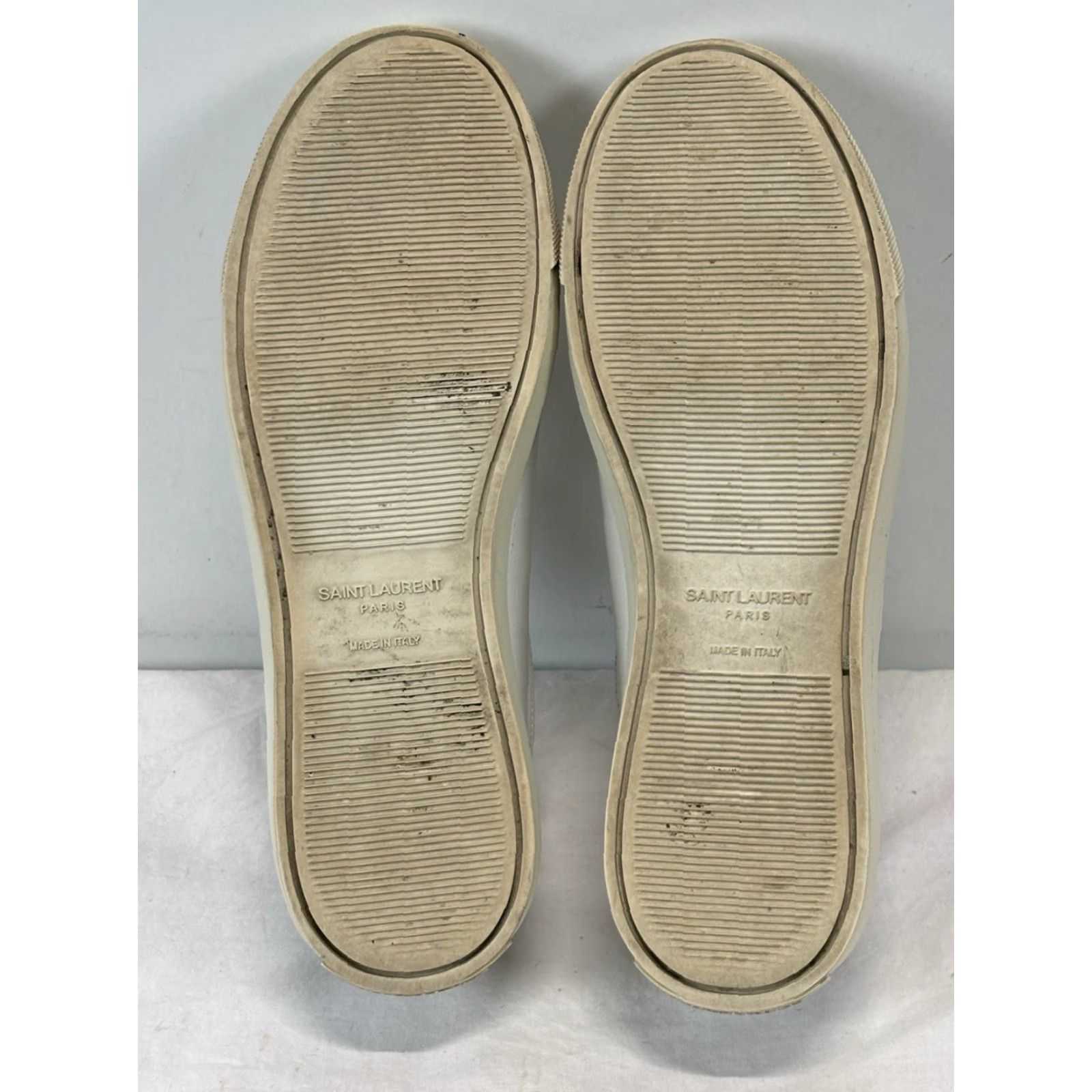 Yves Saint Laurent Vintage Saint Laurent Andy Sneakers Women’s 8 White Leather Casual Low Top Italy Size US 8 / IT 38 - 6 Thumbnail