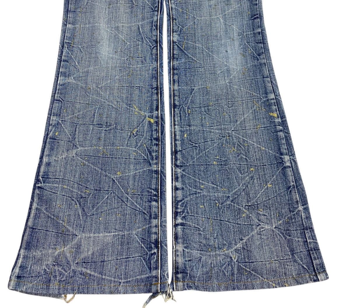 Japanese Brand Japanese Brand Gold Splash Honey Comb Style Flare Jeans Size US 34 / EU 50 - 5 Thumbnail