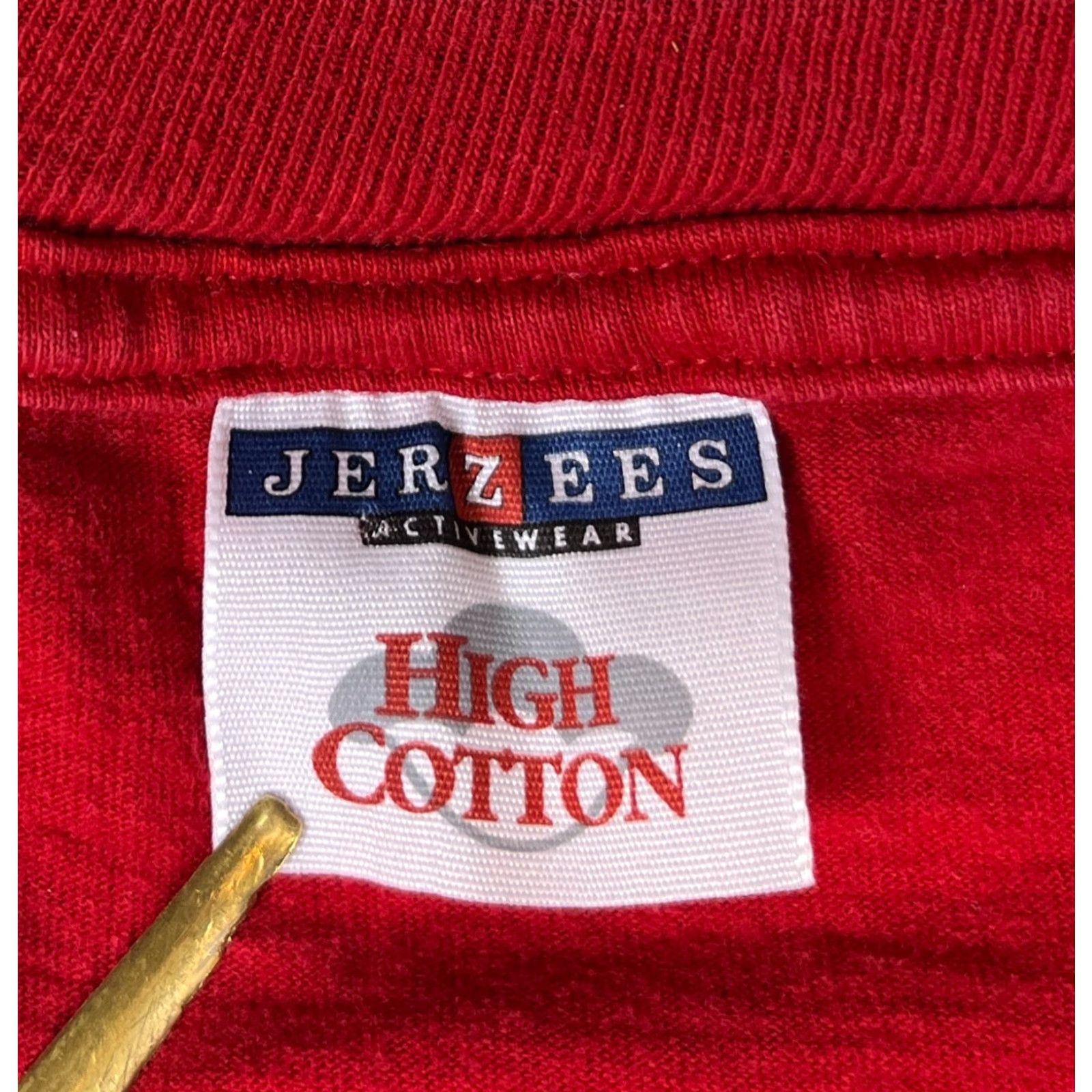 Jerzees VINTAGE JERZEES Unisex Adults Famous Classical Music Composers T-Shirt Allover Print Sz L Red Size US L / EU 52-54 / 3 - 6 Thumbnail