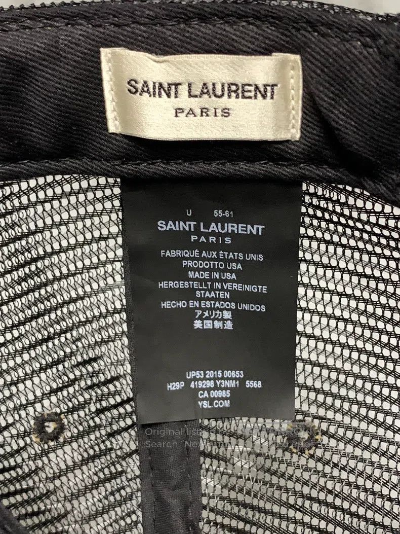 Saint Laurent Paris Saint Laurent Paris Palm tree and coconut tree baseball ca Size ONE SIZE - 6 Thumbnail