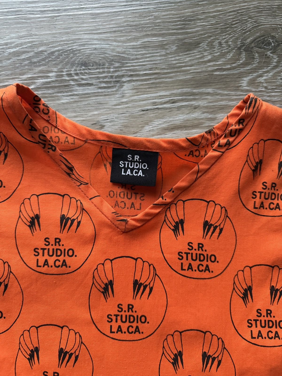 Sterling Ruby Sterling Ruby “Vampire Sunrise” Scrub Shirt Size US S / EU 44-46 / 1 - 4 Thumbnail