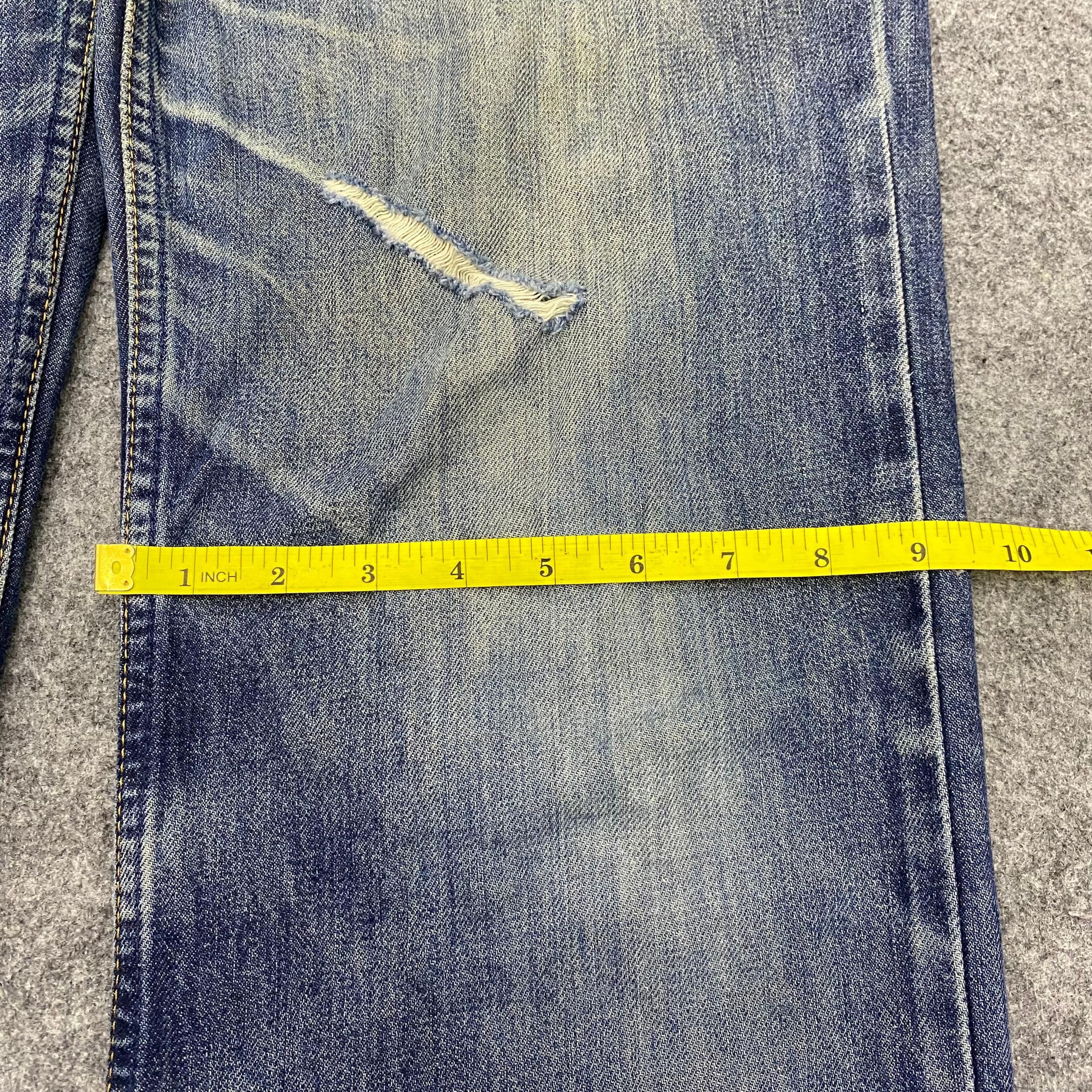 Levi's Vintage Levis 508 Distressed denim Kurt Cobain Style Size US 32 / EU 48 - 6 Thumbnail