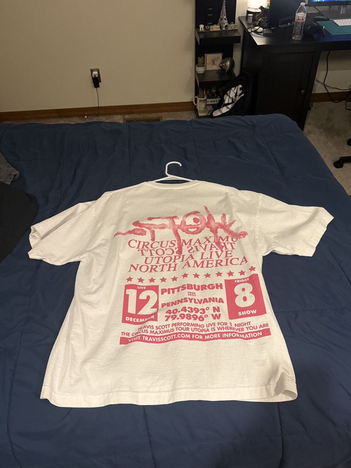 Travis Scott Travis Scott Utopia Tour Shirt Size US XL / EU 56 / 4 - 2 Thumbnail