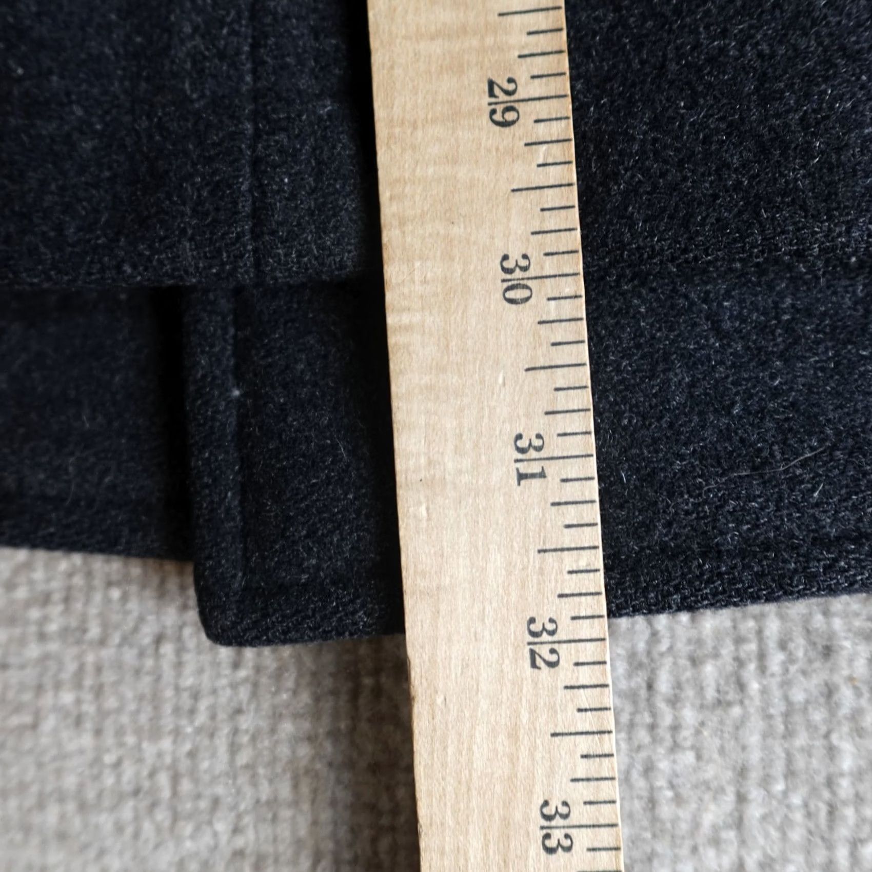 J.Crew J.Crew Mens Jacket Medium Gray Charcoal Peacoat Wool Bayswater Jacket Mens M Gray Pea Coat Button Black/Blue Marks Inside Size US M / EU 48-50 / 2 - 4 Thumbnail