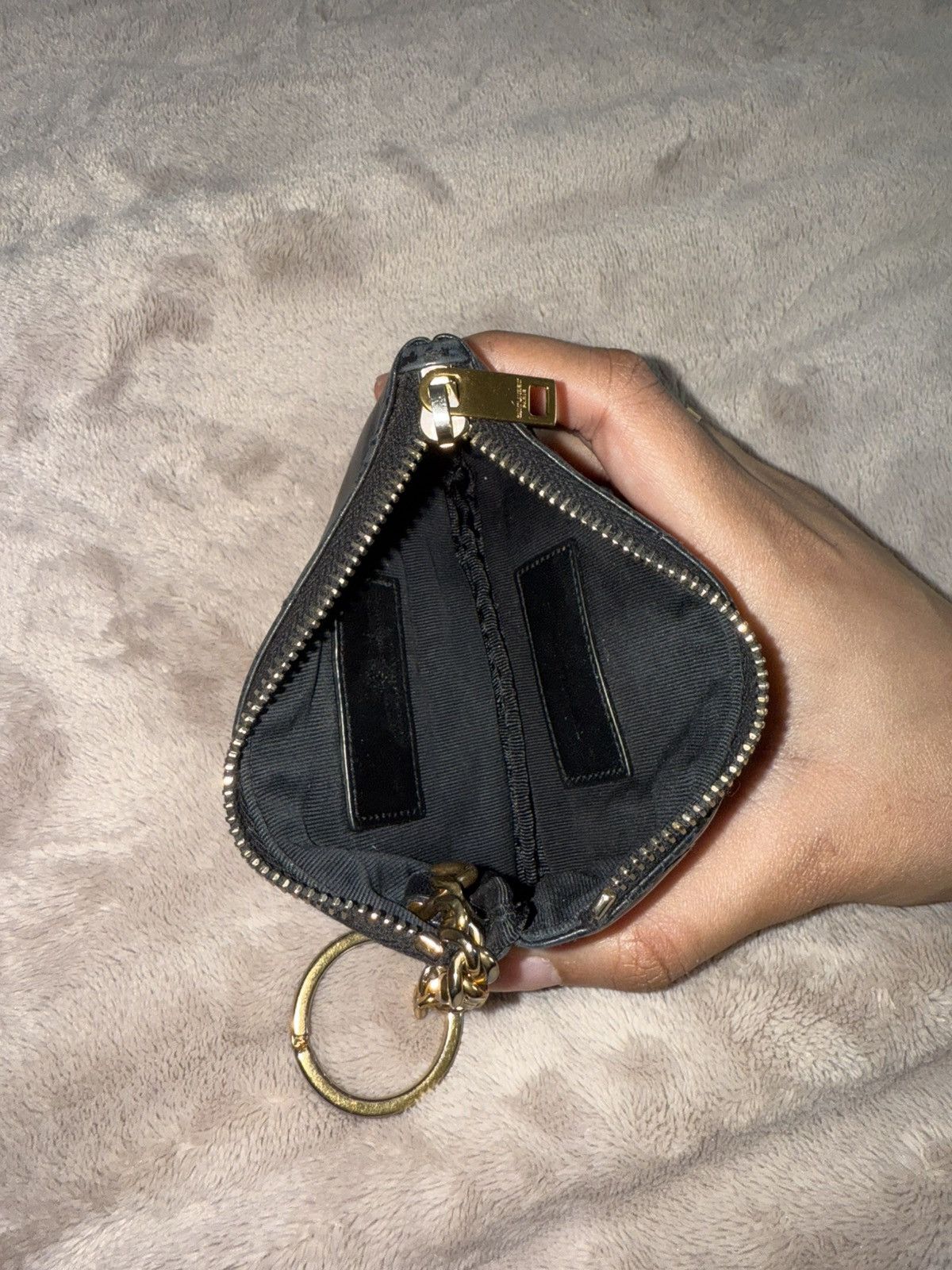 Yves Saint Laurent YSL CASSANDRE MATELASSÉ KEY POUCH IN SMOOTH LEATHER Size ONE SIZE - 3 Thumbnail