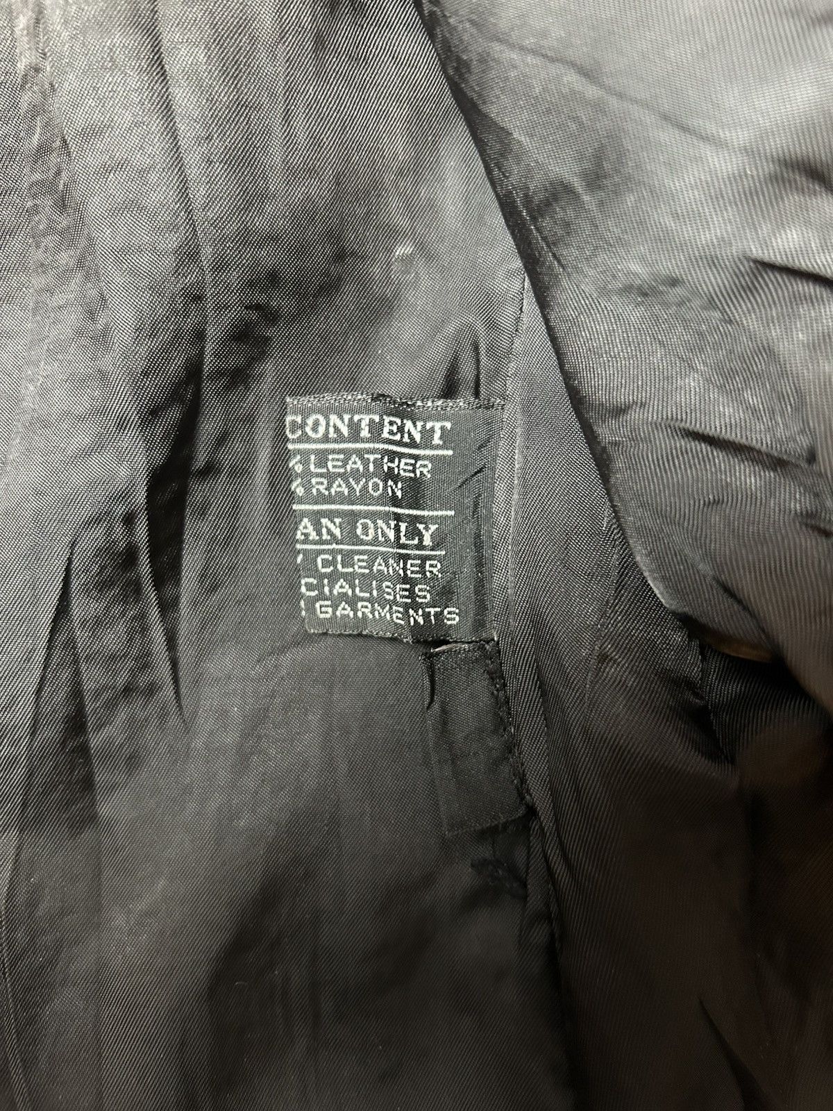 Japanese Brand × Vintage VINTAGE LEATHER KNITTED JACKET Size ONE SIZE - 7 Thumbnail