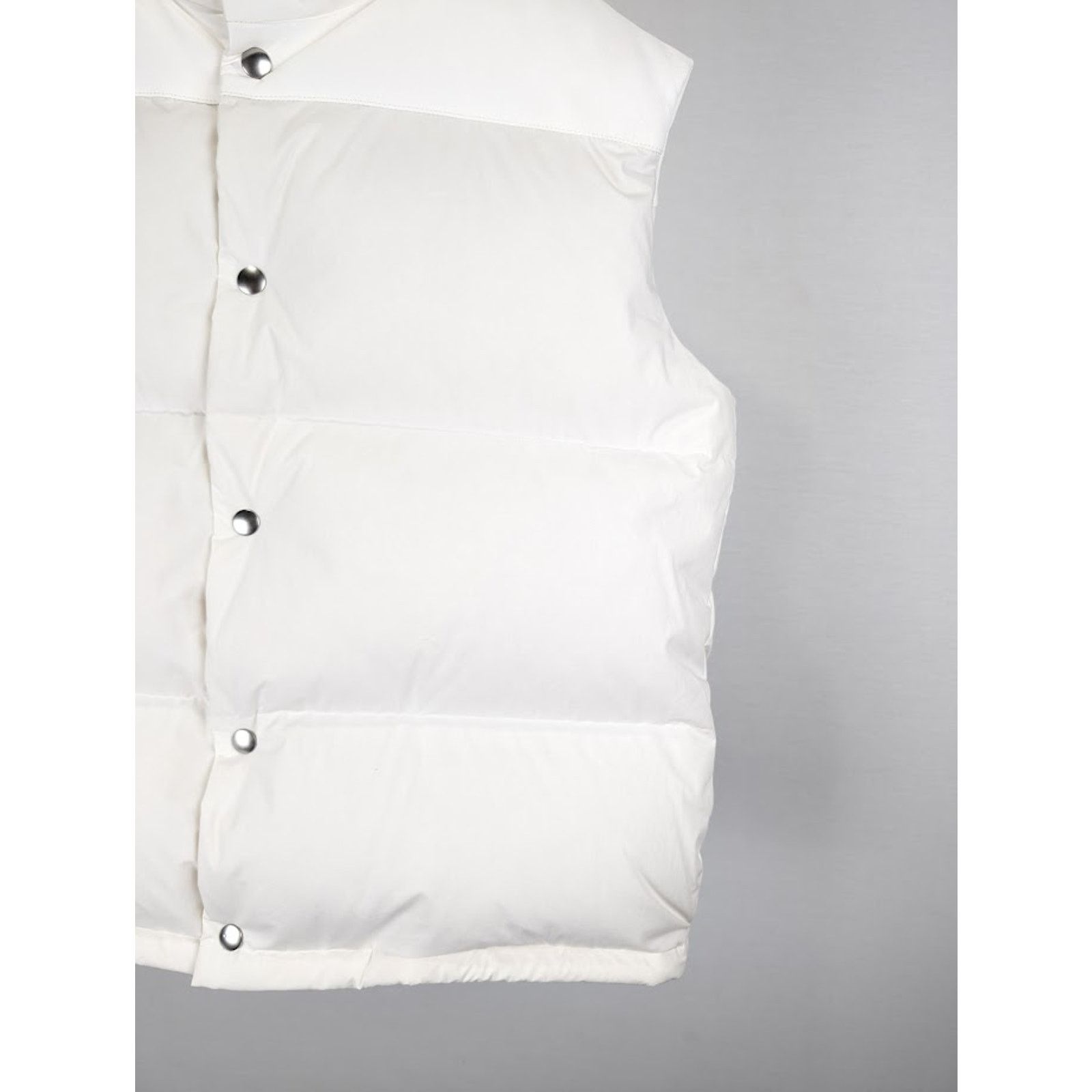Bottega Veneta o1rshd1 Organic Frosted Poplin Gilet in Chalk Size US XL / EU 56 / 4 - 6 Thumbnail
