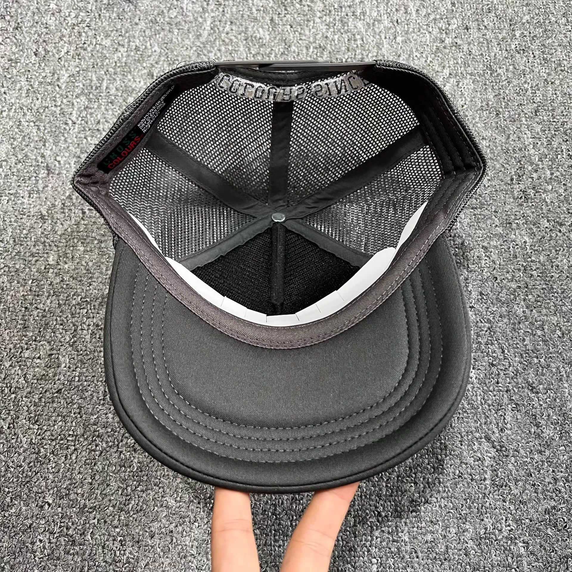 Cross Colours Cross Colours Curved Brim Mesh Trucker Baseball Cap Q7 Size ONE SIZE - 3 Thumbnail