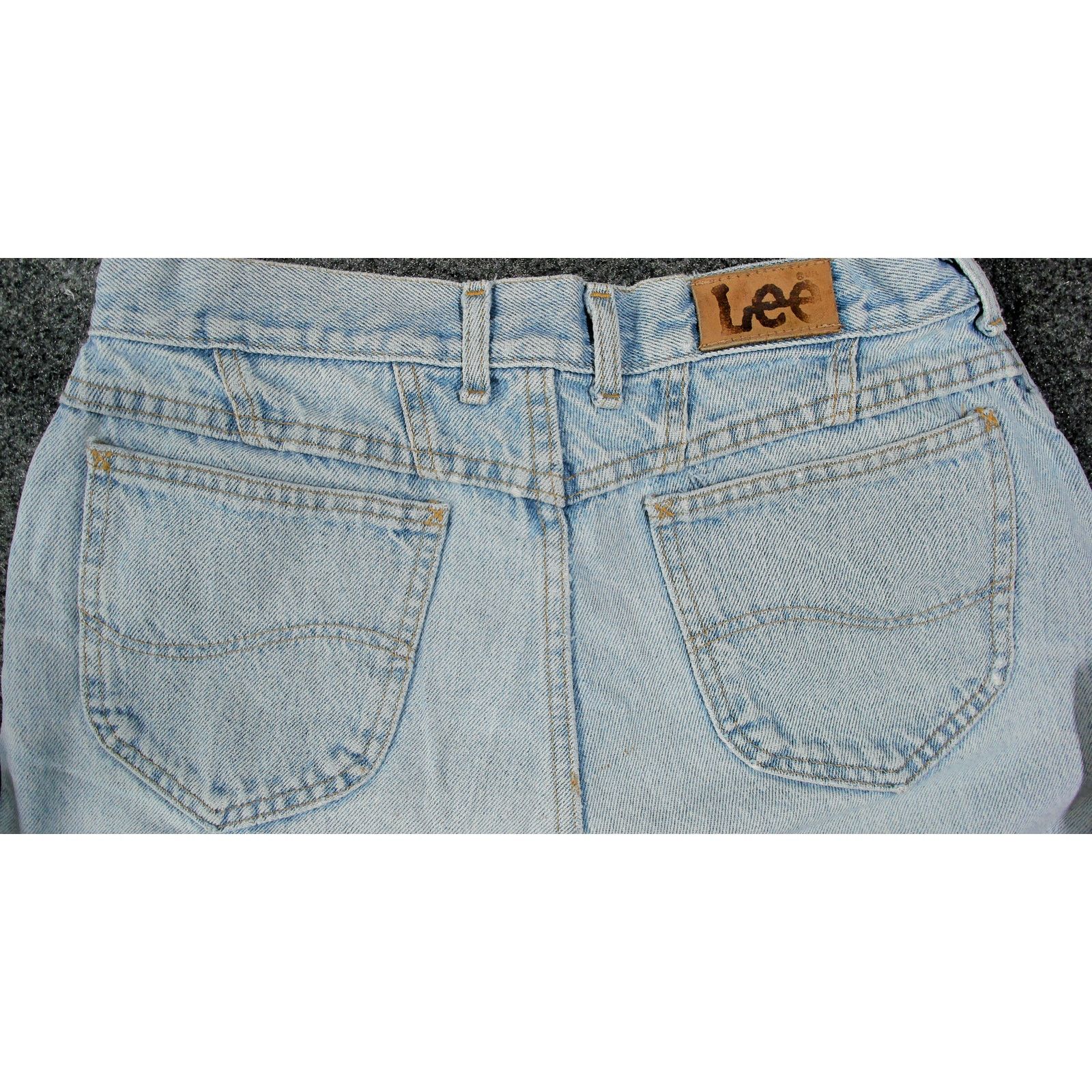 Lee Lee Vintage 80s Union Made High Rise Tapered Jeans W30 L28 Size 32" / US 10 / IT 46 - 11 Thumbnail