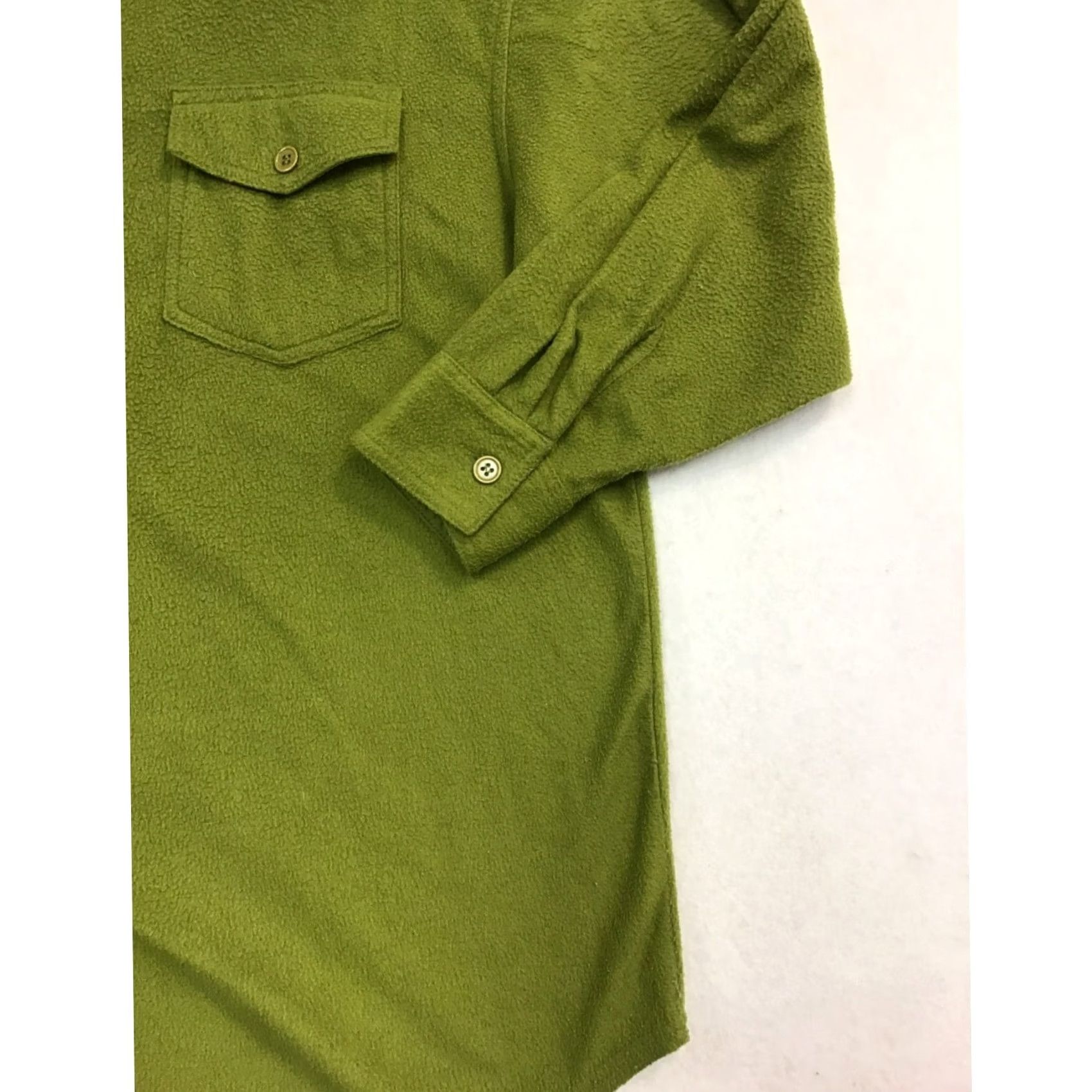 Vintage VINTAGE Venezia Jeans Women's Sherpa Button Up Jacket Green XL/2XL Womens Size XL / US 12-14 / IT 48-50 - 4 Thumbnail