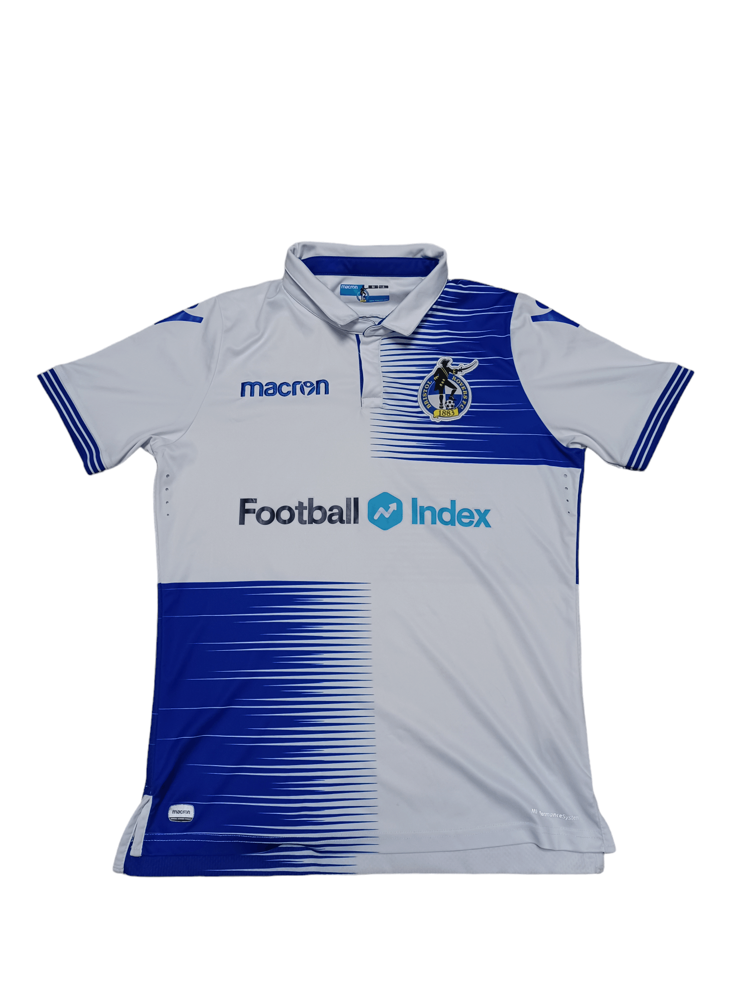 Macron BRISTOL ROVERS 2018-2019 SOCCER FOOTBALL JERSEY MACRON Size US S / EU 44-46 / 1 - 1 Thumbnail
