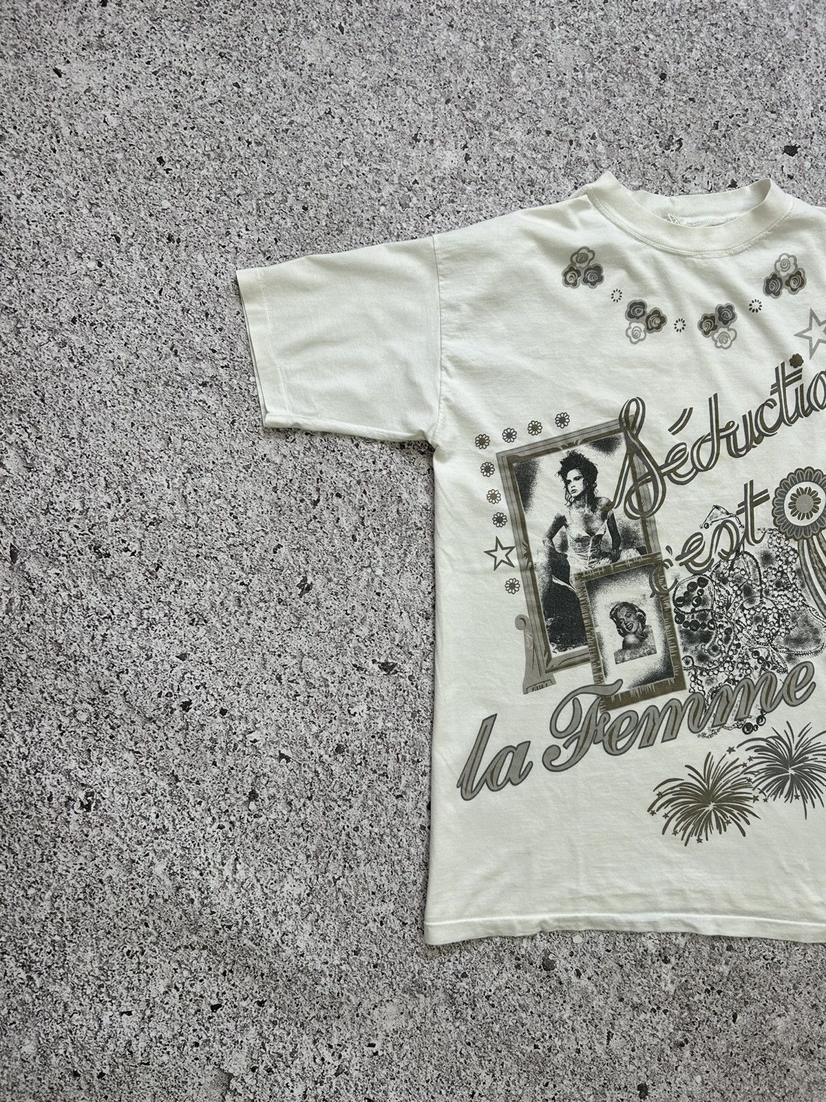 Vintage Vintage 1990s Seduction La Feminine Marilyn Monroe T-Shirt Size US XL / EU 56 / 4 - 2 Thumbnail