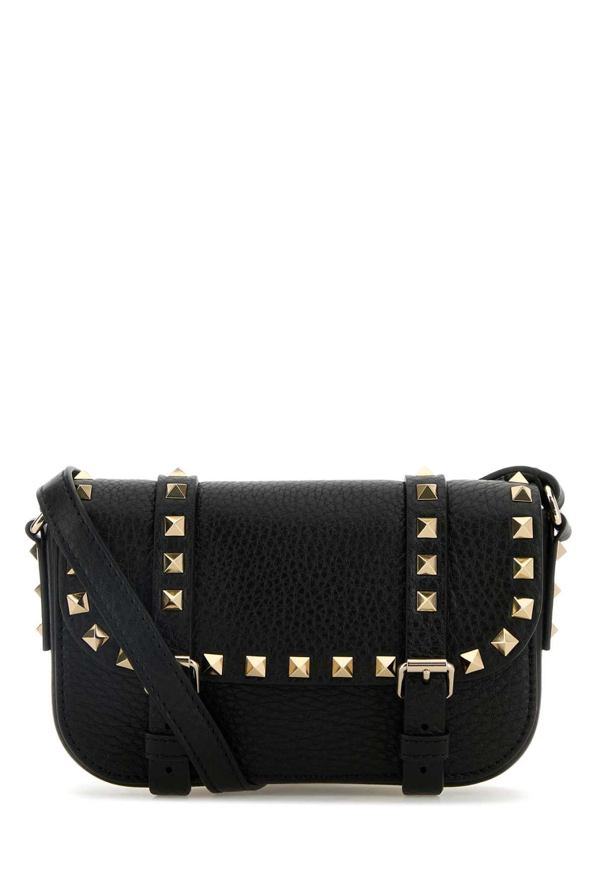 Valentino Black Leather Rockstud Crossbody Bag Size ONE SIZE - 1 Thumbnail