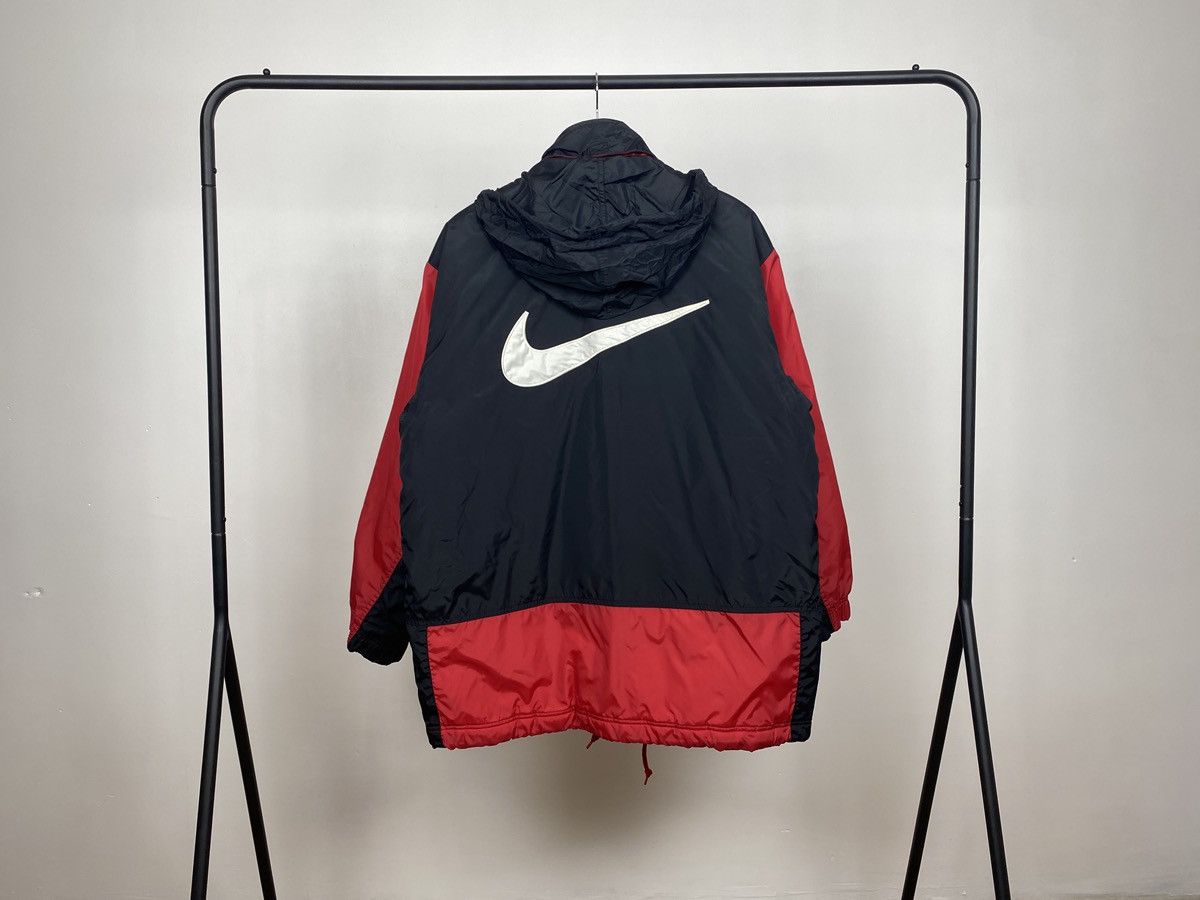 Nike Nike Vintage Big Logo Jacket Light Puffer 90's Full Zip Size US M / EU 48-50 / 2 - 2 Thumbnail