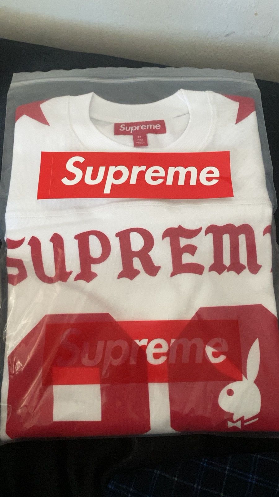 Playboy × Supreme Supreme x Playboy LS Jersey White Size US M / EU 48-50 / 2 - 1 Thumbnail
