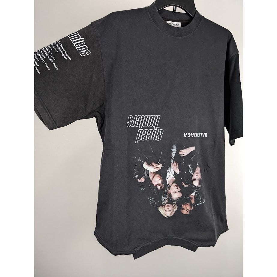 Balenciaga o1rshd1 Speed Hunter Short Sleeve T-Shirt in Black Size US M / EU 48-50 / 2 - 8 Thumbnail