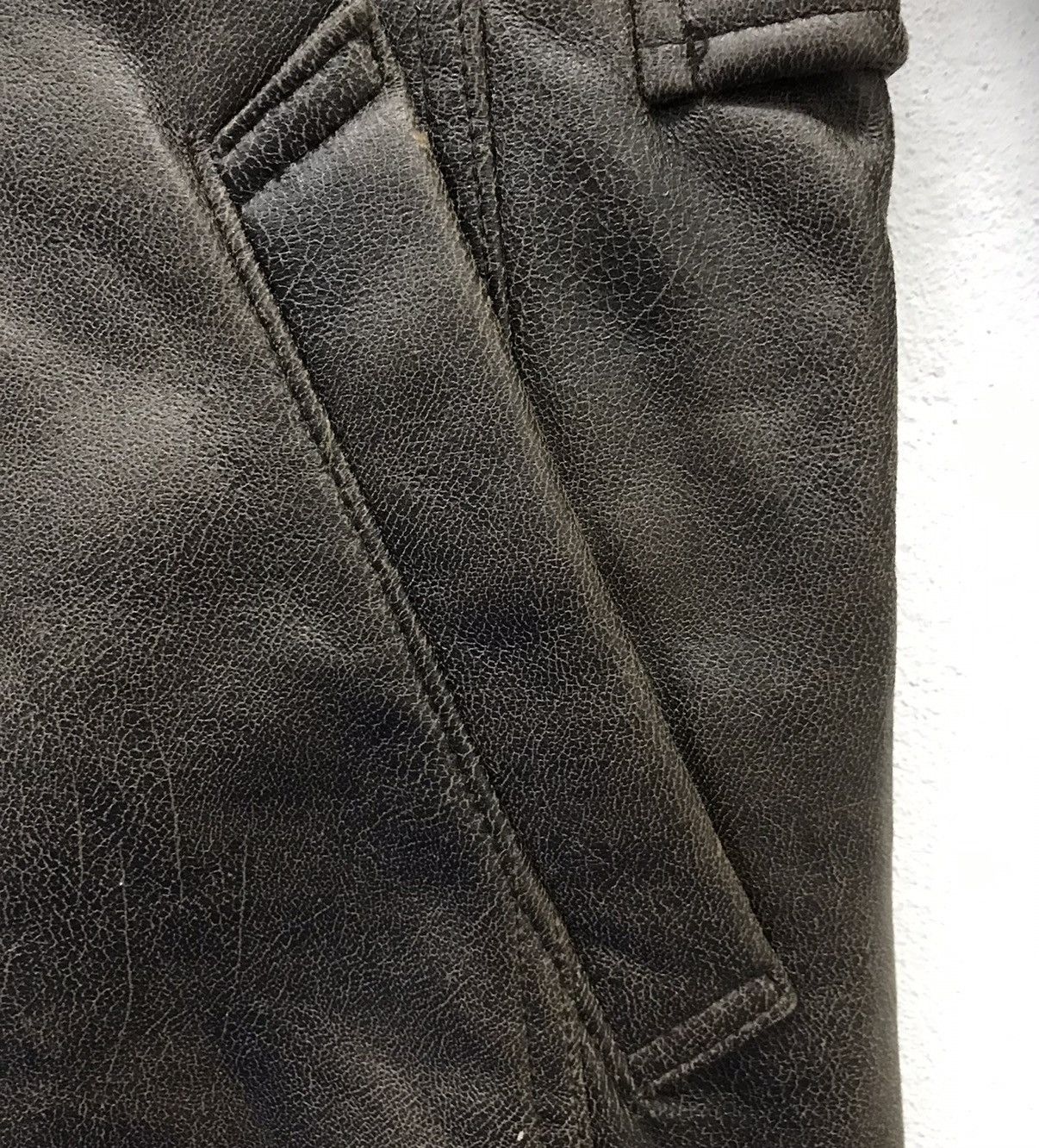 Japanese Brand Vintage Men’s Batsu Leather Jacket Size US M / EU 48-50 / 2 - 5 Thumbnail