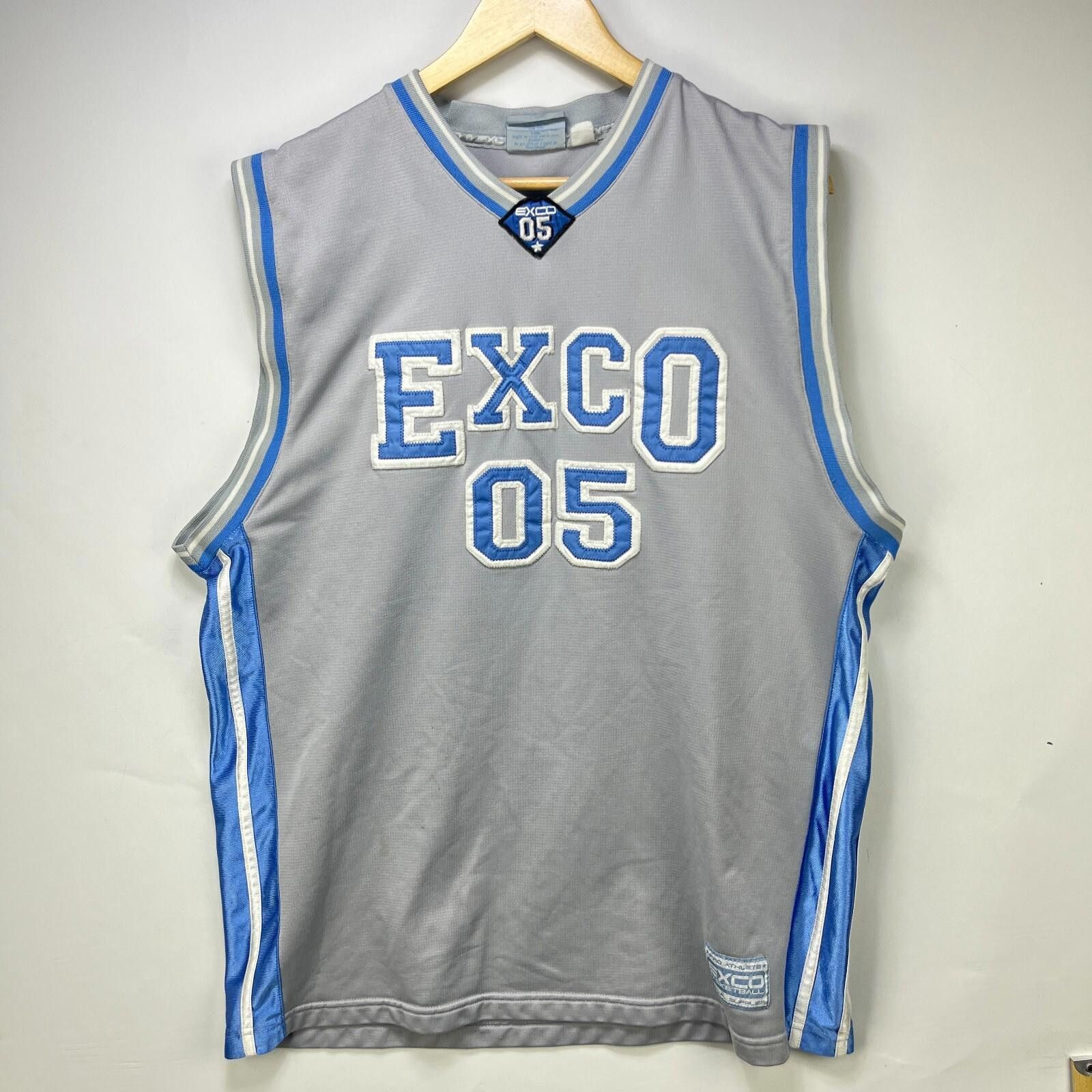 Armani Exchange Vintage EXCO Y2K Basketball Jersey Large XL Baggy Hip Hop Size US L / EU 52-54 / 3 - 1 Thumbnail
