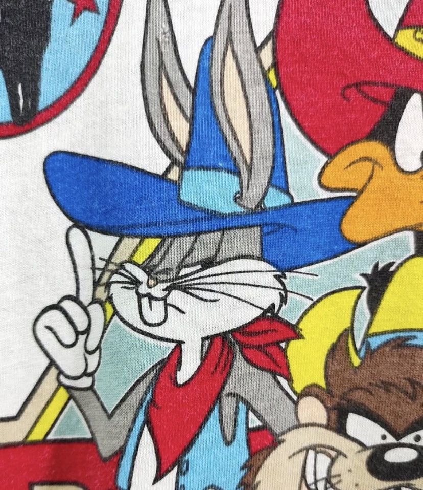 Vintage × Warner Bros TShirt Looney Tunes Warner Bros 1995 Vintage Wild West Vtg Size US XL / EU 56 / 4 - 6 Thumbnail