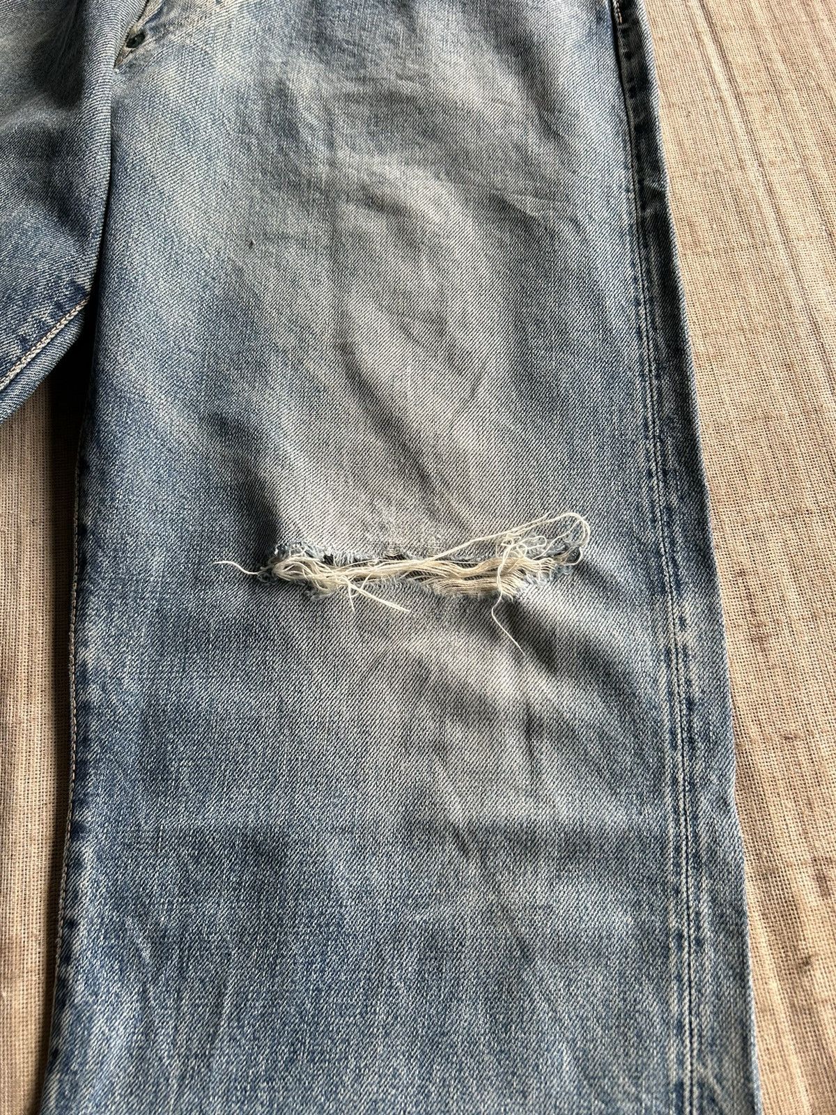 Evisu Vintage Evisu Yamane Selvedge distressed denim jeans Size US 30 / EU 46 - 11 Thumbnail