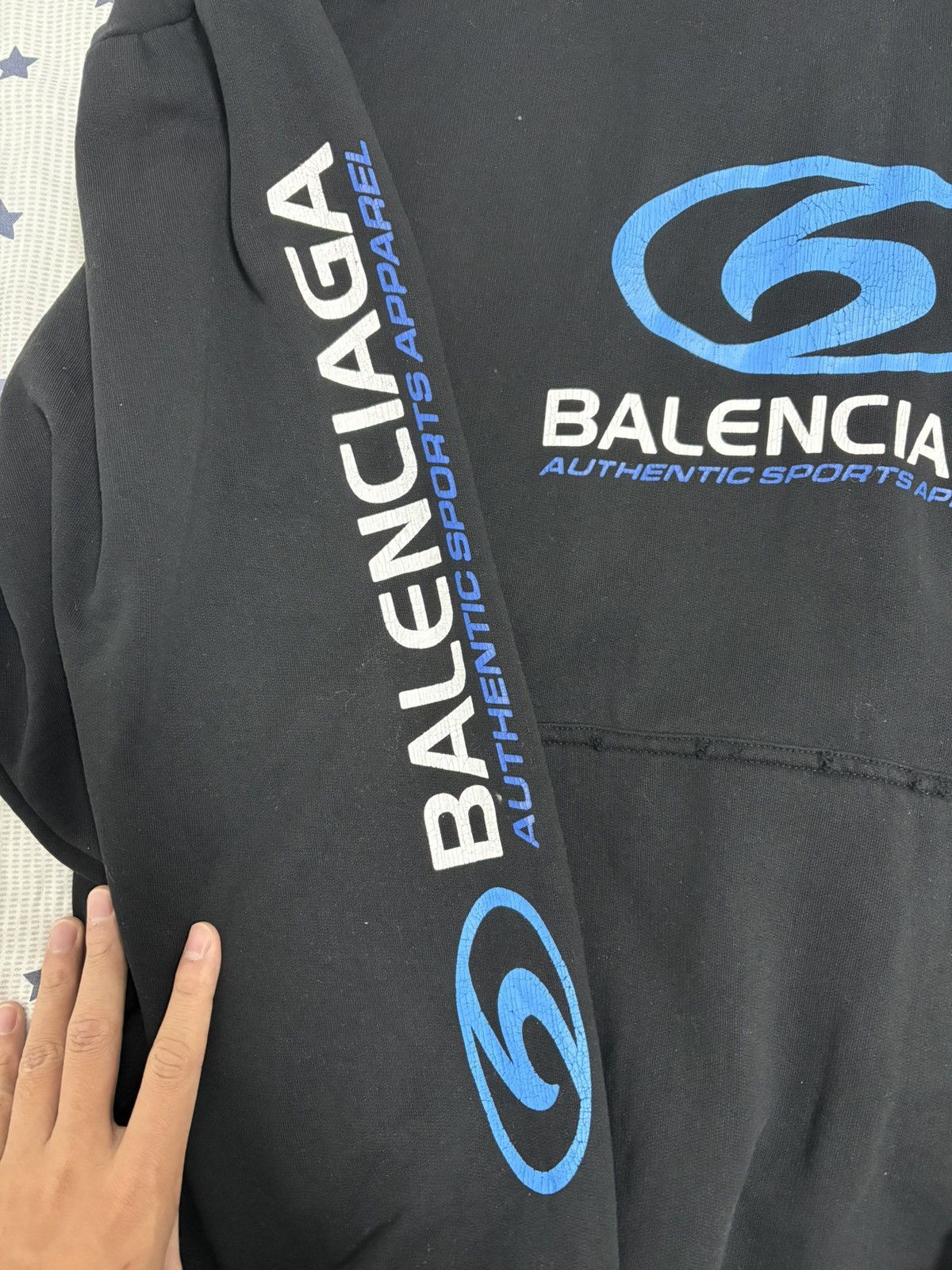 Balenciaga “Authentic Sports Apparel“Distressed Sweatshirts Size US L / EU 52-54 / 3 - 2 Thumbnail