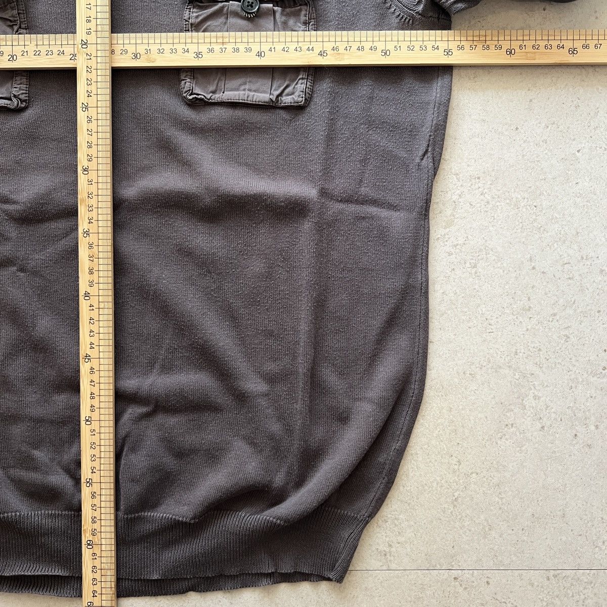 Armani Exchange Vintage 00s Armani Exchange Military Pocket Knit Size US M / EU 48-50 / 2 - 8 Thumbnail