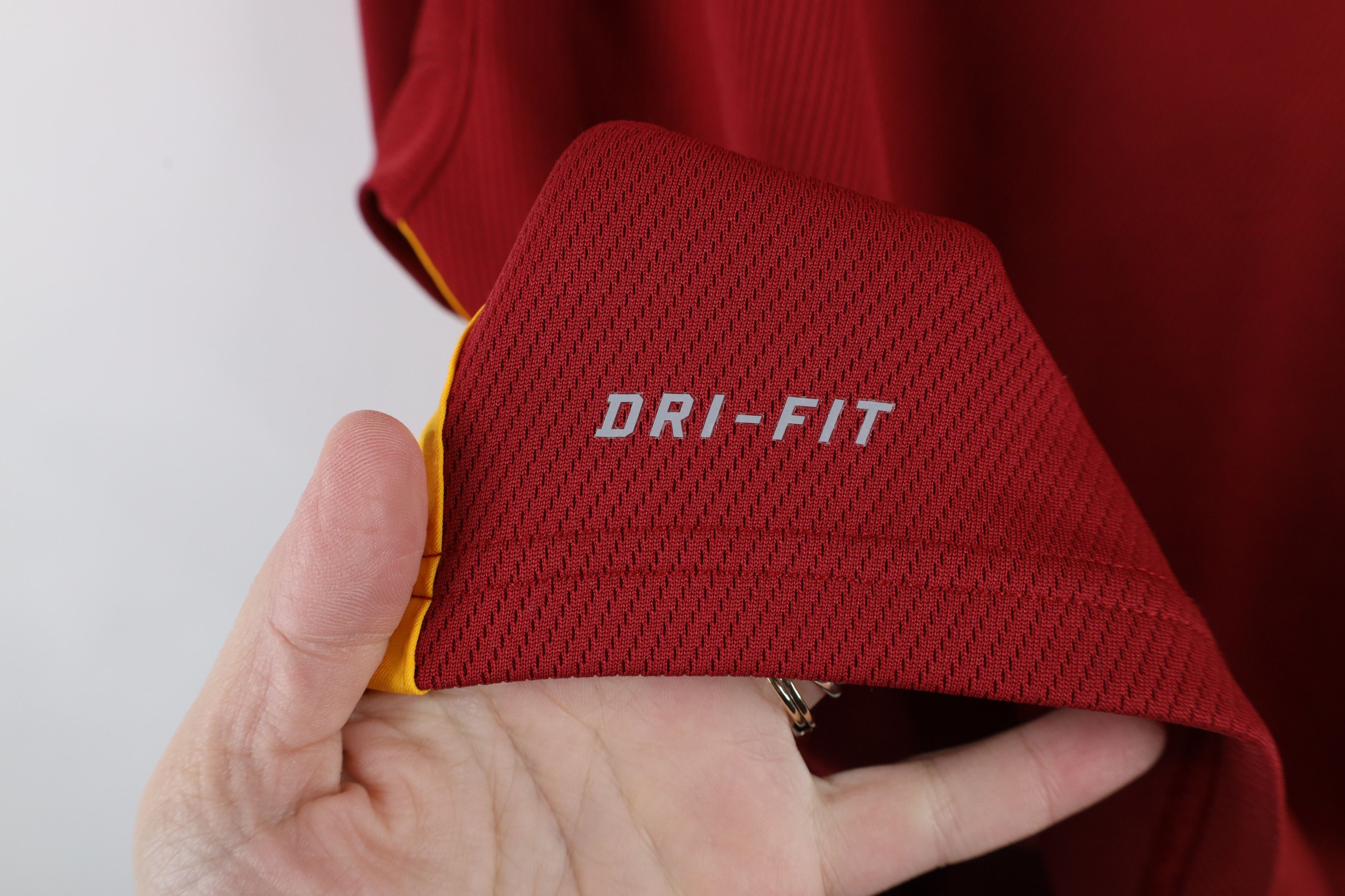 Nike × Vintage Nike Dri-Fit Iowa State University Collared Golf Polo Red Size US XXL / EU 58 / 5 - 7 Thumbnail