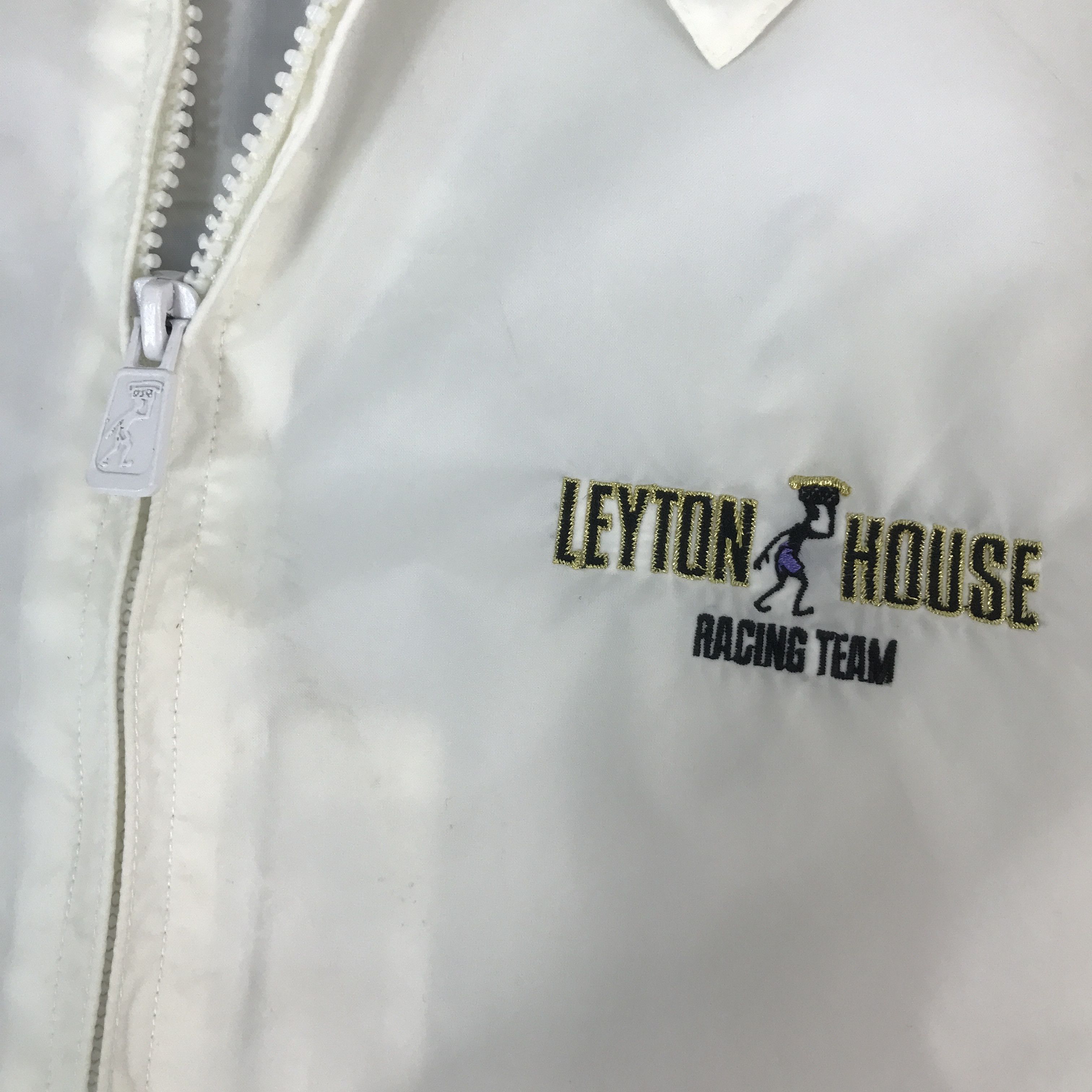 Japanese Brand Vtg leyton house racing japan light zip jacket Size US L / EU 52-54 / 3 - 11 Thumbnail