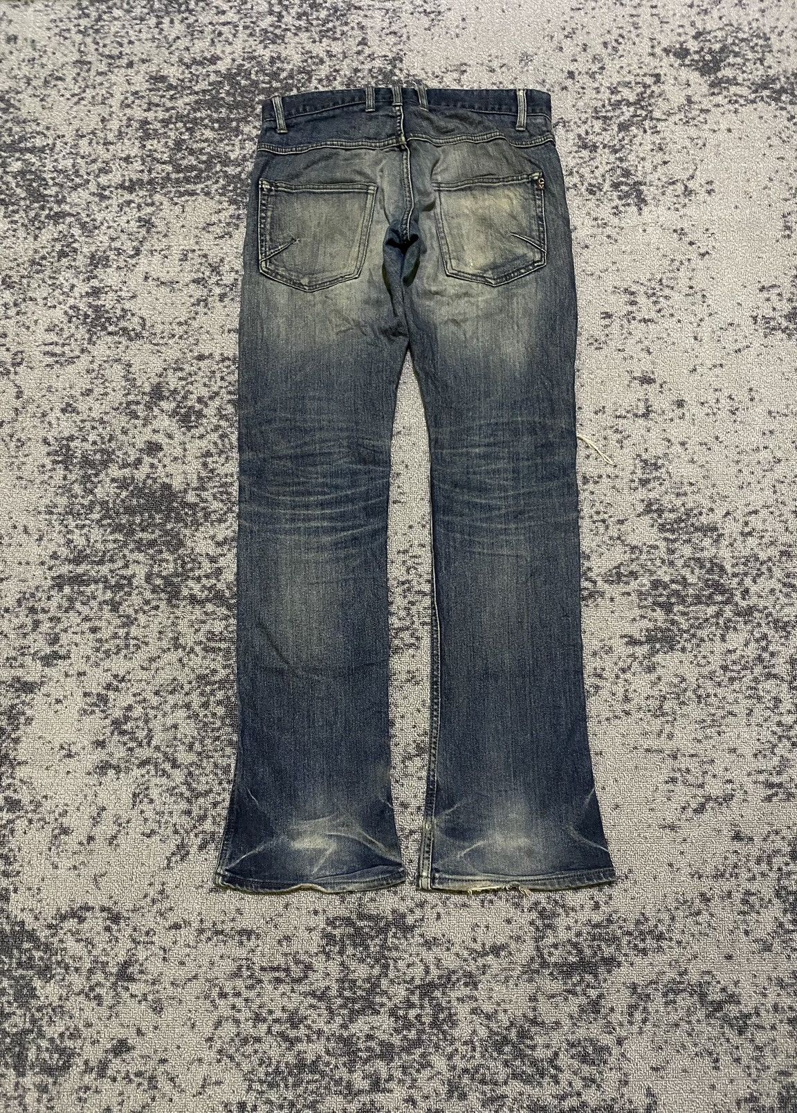 Japanese Brand × Morgan Homme Y2k Morgan ifsixwasnine Homme bootcut Jeans Size US 31 - 2 Thumbnail