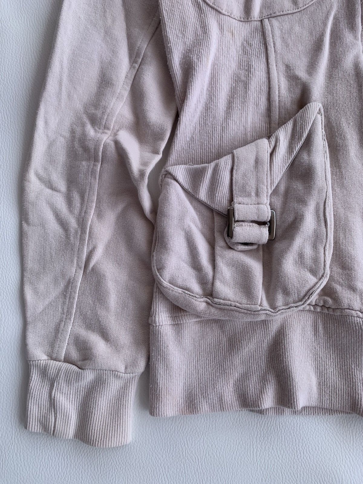 Japanese Brand Japanese Grazie Soft Pink Multi Pocket Zip Jacket Hoodie Size M / US 6-8 / IT 42-44 - 7 Thumbnail