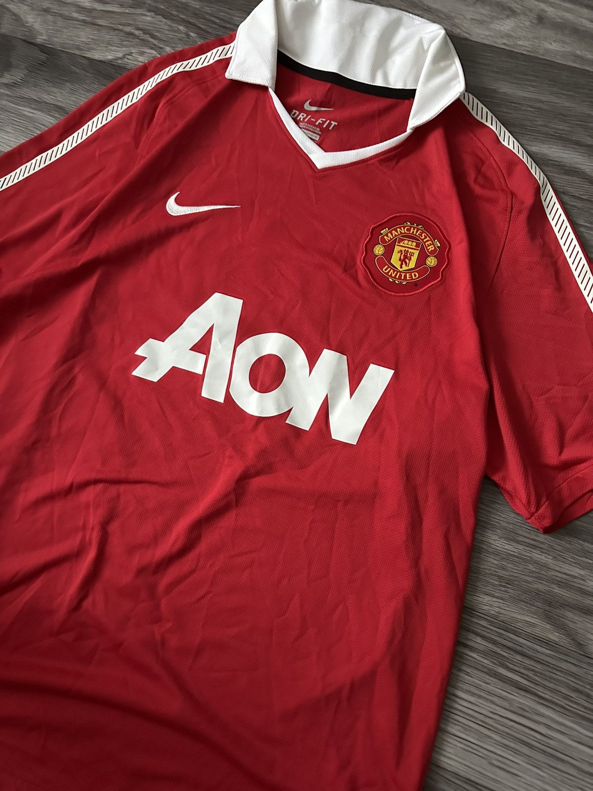 Nike Nike Vintage Manchester United 2013 jersey t shirt hype Size US L / EU 52-54 / 3 - 2 Thumbnail