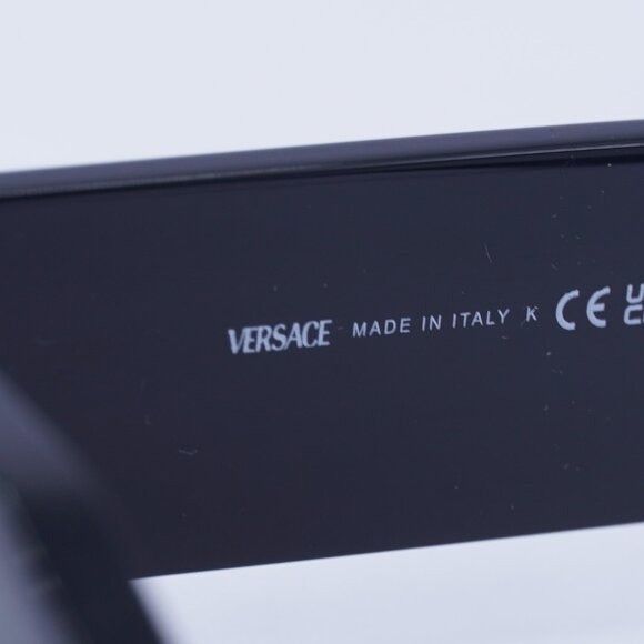 Versace Versace VE4489U GB1/87 Sunglasses Black Rectangle Frame Size ONE SIZE - 5 Thumbnail