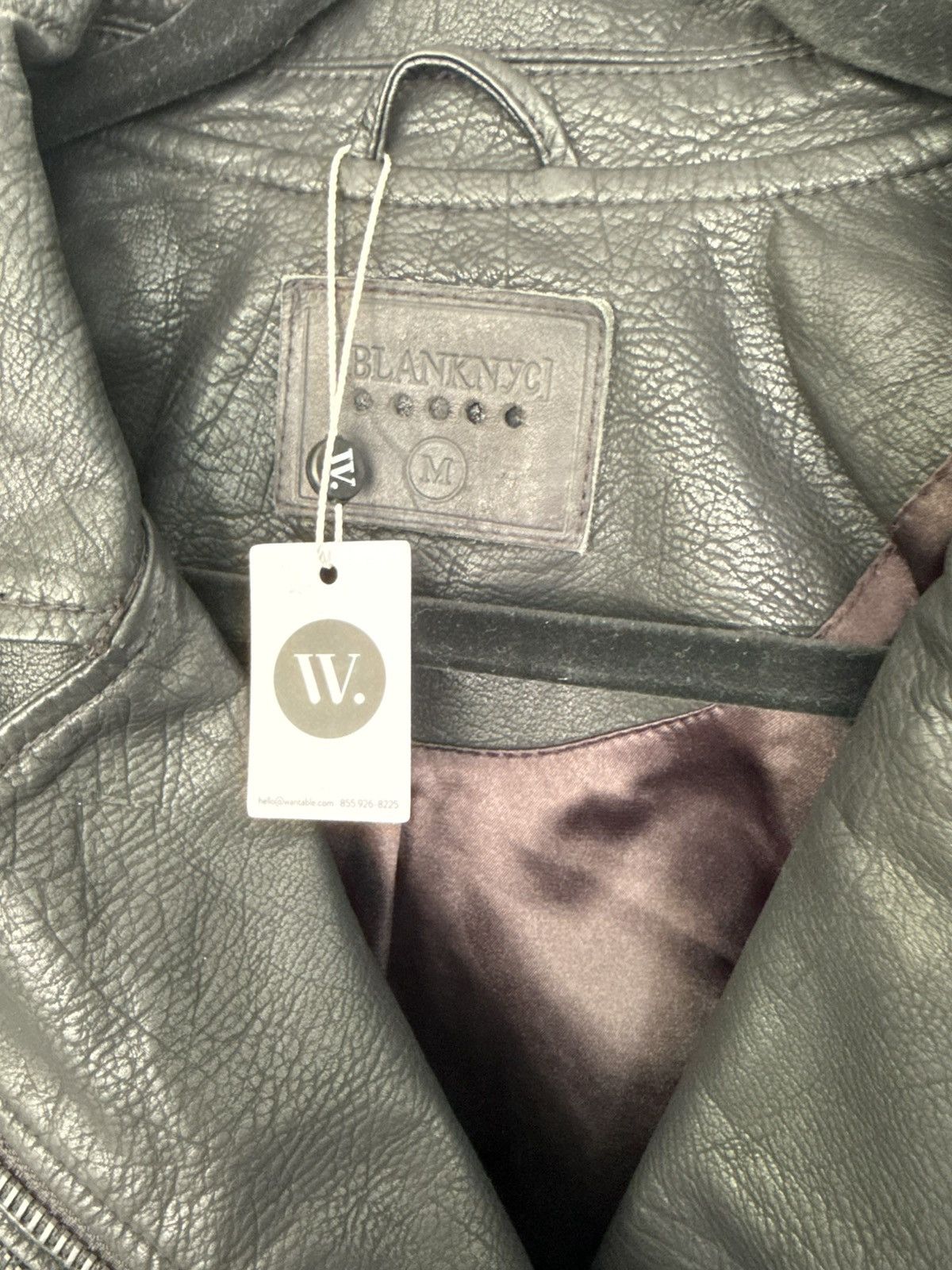 BLANKNYC × Leather BLANKNYC Woman’s Moto Jacket (Black Faux Leather) - NWT Size M / US 6-8 / IT 42-44 - 10 Thumbnail