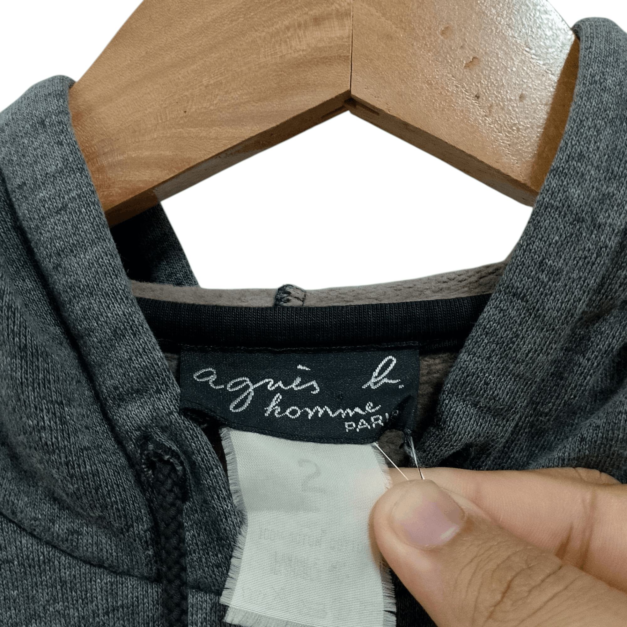 agnes b. Agnès b. Homme Zip-Up Hoodie Made in Japan Size US M / EU 48-50 / 2 - 3 Thumbnail