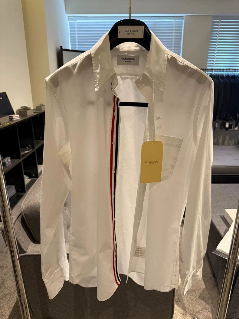 Other Thom Browne size3 A three-color shirt with a lapel Size US L / EU 52-54 / 3 - 1 Thumbnail