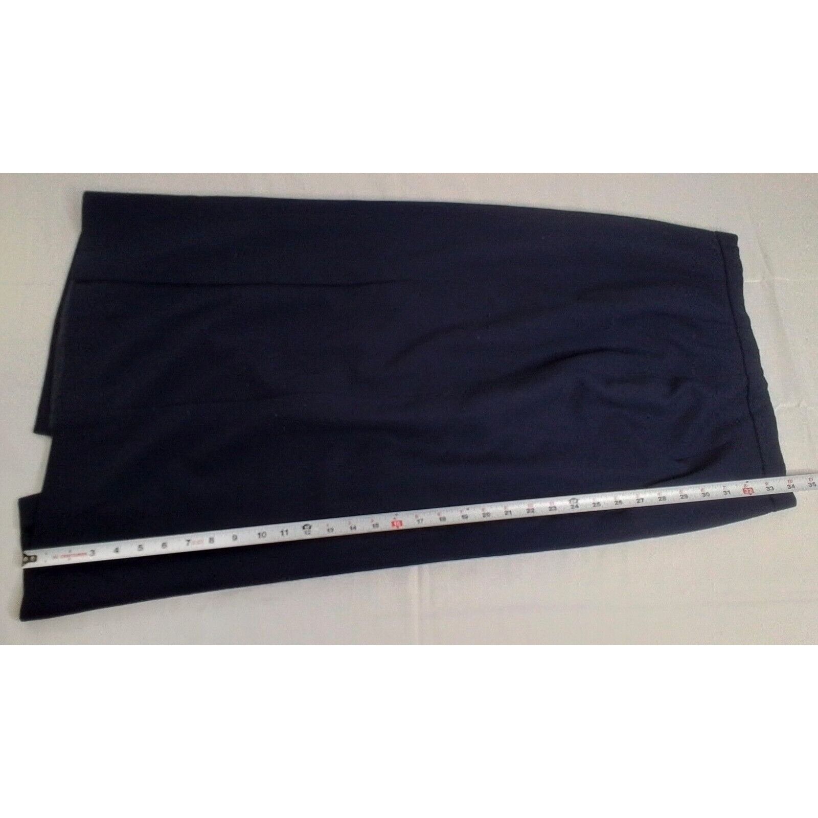 Pendleton Pendleton Wool Pencil Skirt Women's 10 Navy Blue VTG NWT Size 32" / US 10 / IT 46 - 16 Thumbnail