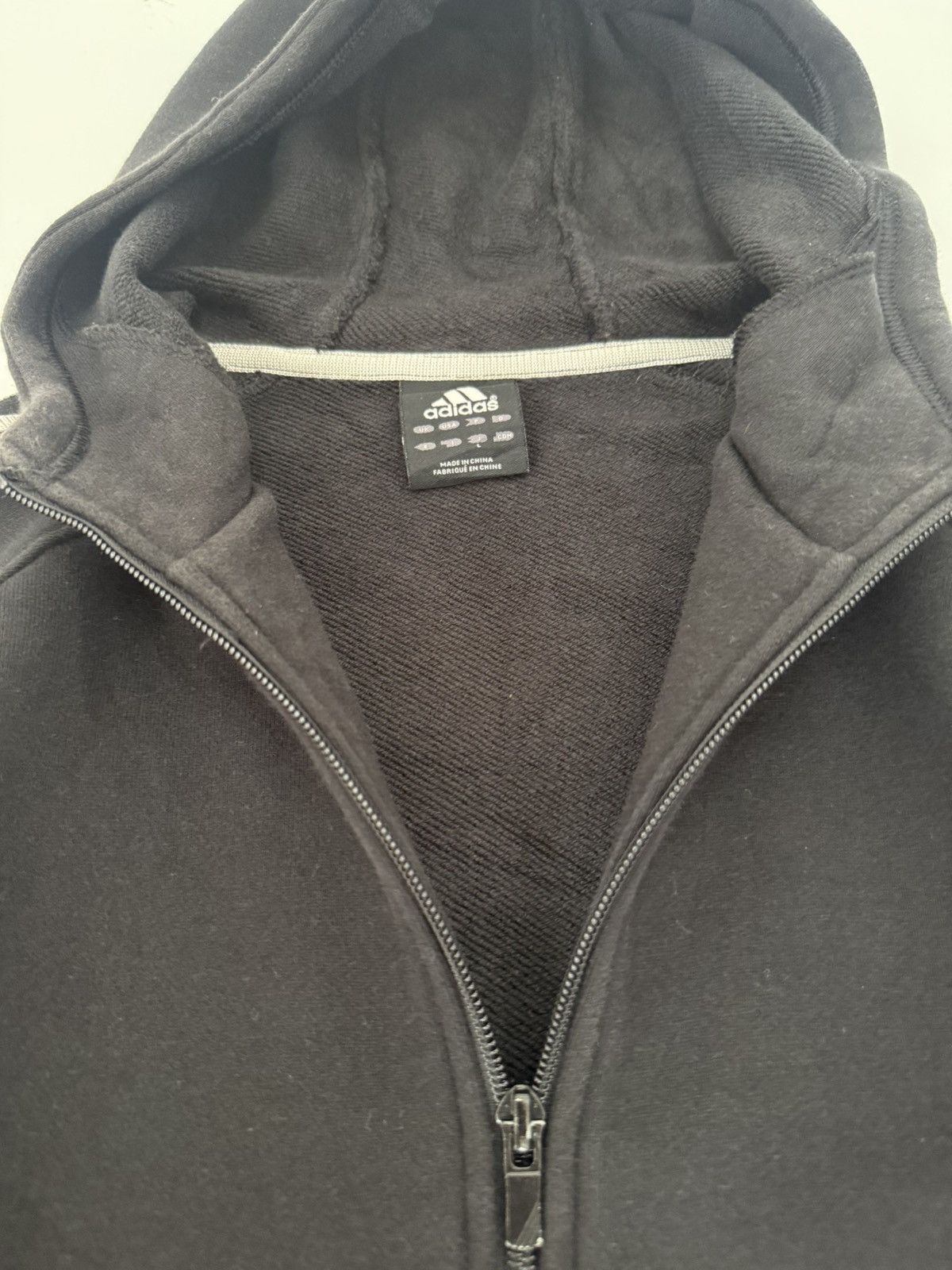 Adidas 🔥 Vintage Y2K Adidas 3 Stripes Streetwear sweat Hoodie - L Size US S / EU 44-46 / 1 - 6 Thumbnail