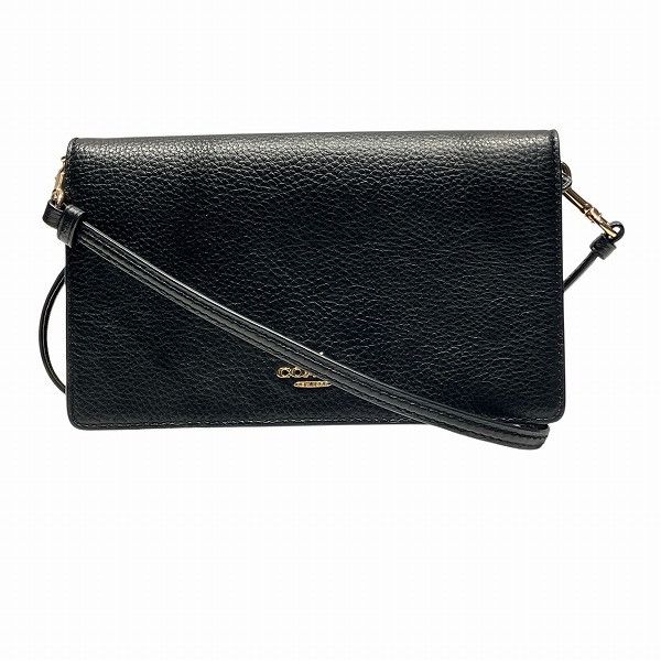 Coach Coach COACH Anna Foldover Crossbody Clutch Leather Shoulder Bag Leather Shoulder Bag 3037 DUTY FREE for USA Size ONE SIZE - 1 Thumbnail