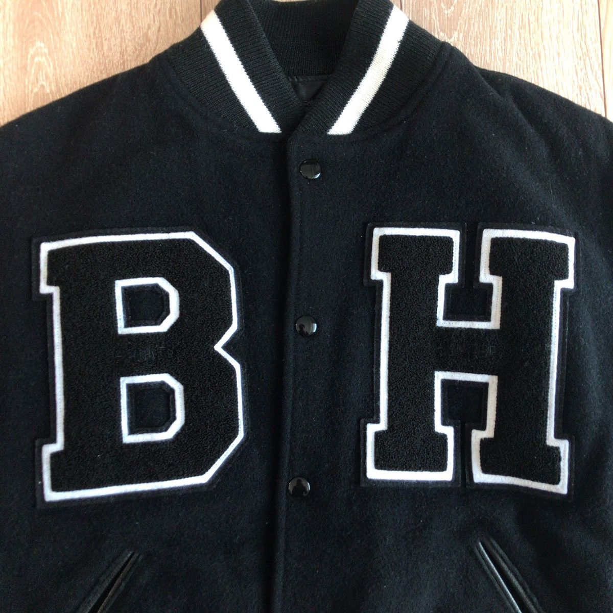 GOODENOUGH 90s GOODENOUGH × BOUNTY HUNTER Varsity Jacket Size US M / EU 48-50 / 2 - 3 Thumbnail